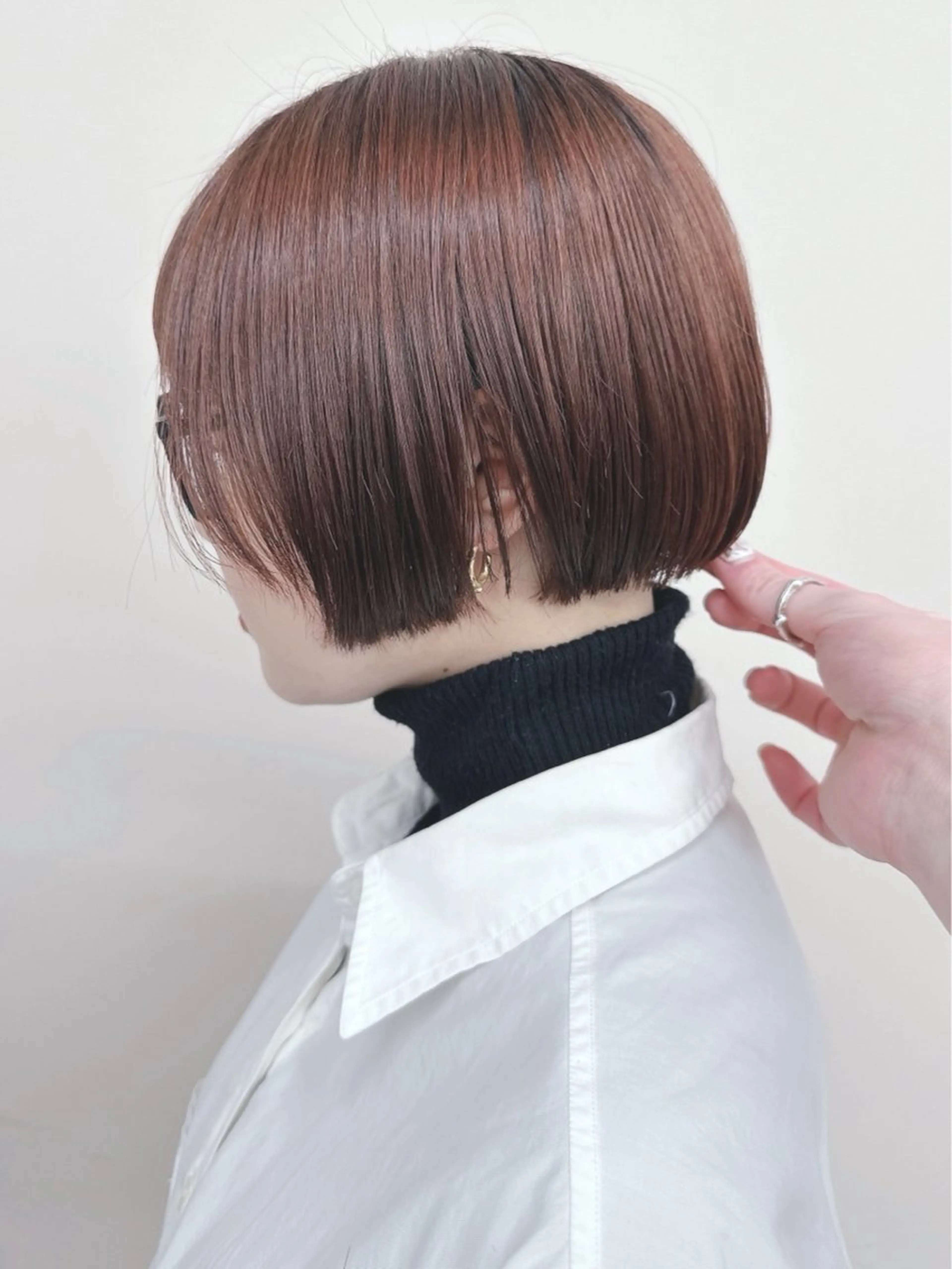 ショート カット ヘッドスパ ボブ/ゆるふわ ボブパーマ/とういのヘアスタイル