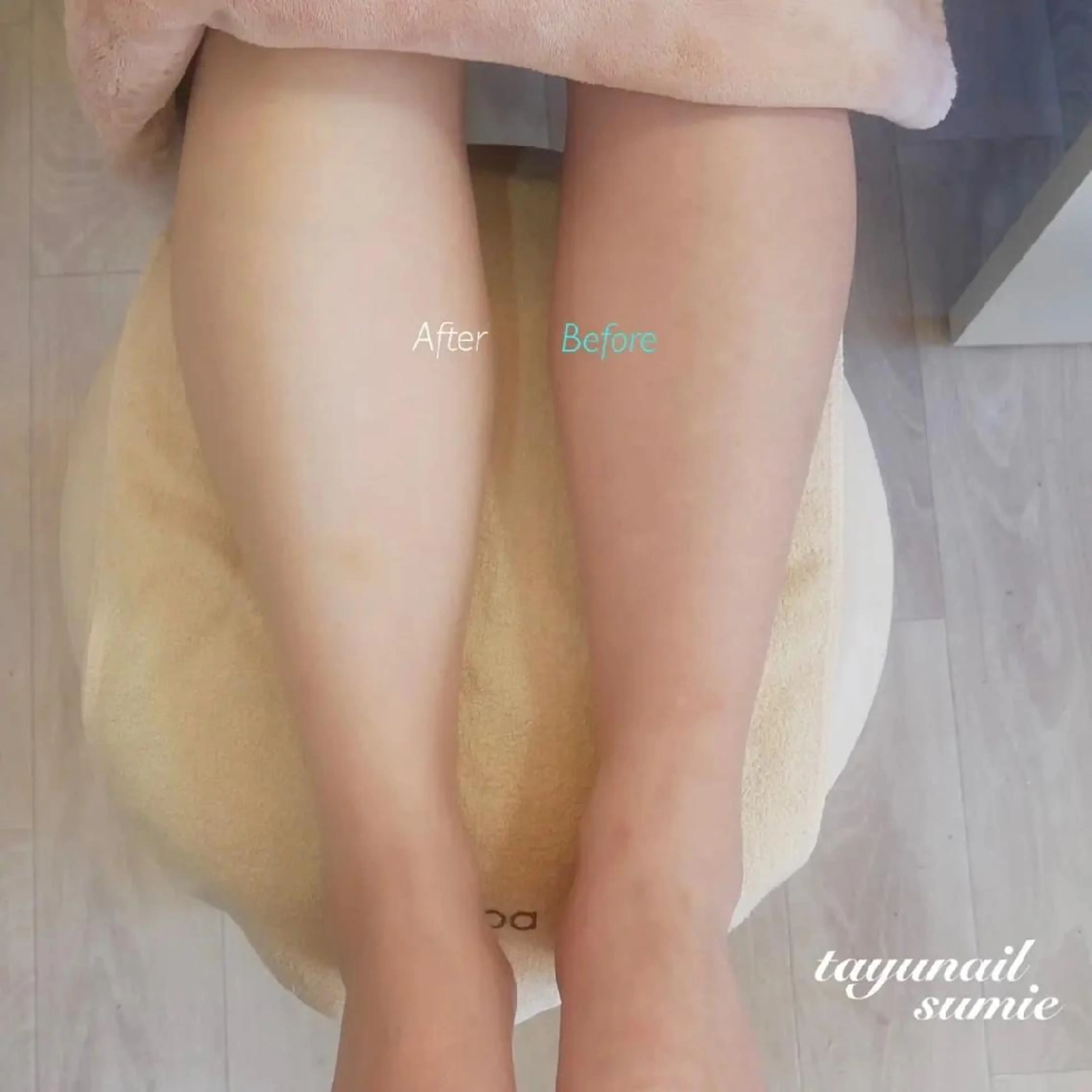 ネイル ブルー フットネイル ジェルネイル パラジェル 冬ネイル ネイルサロン 【たゆnail】のネイルデザイン