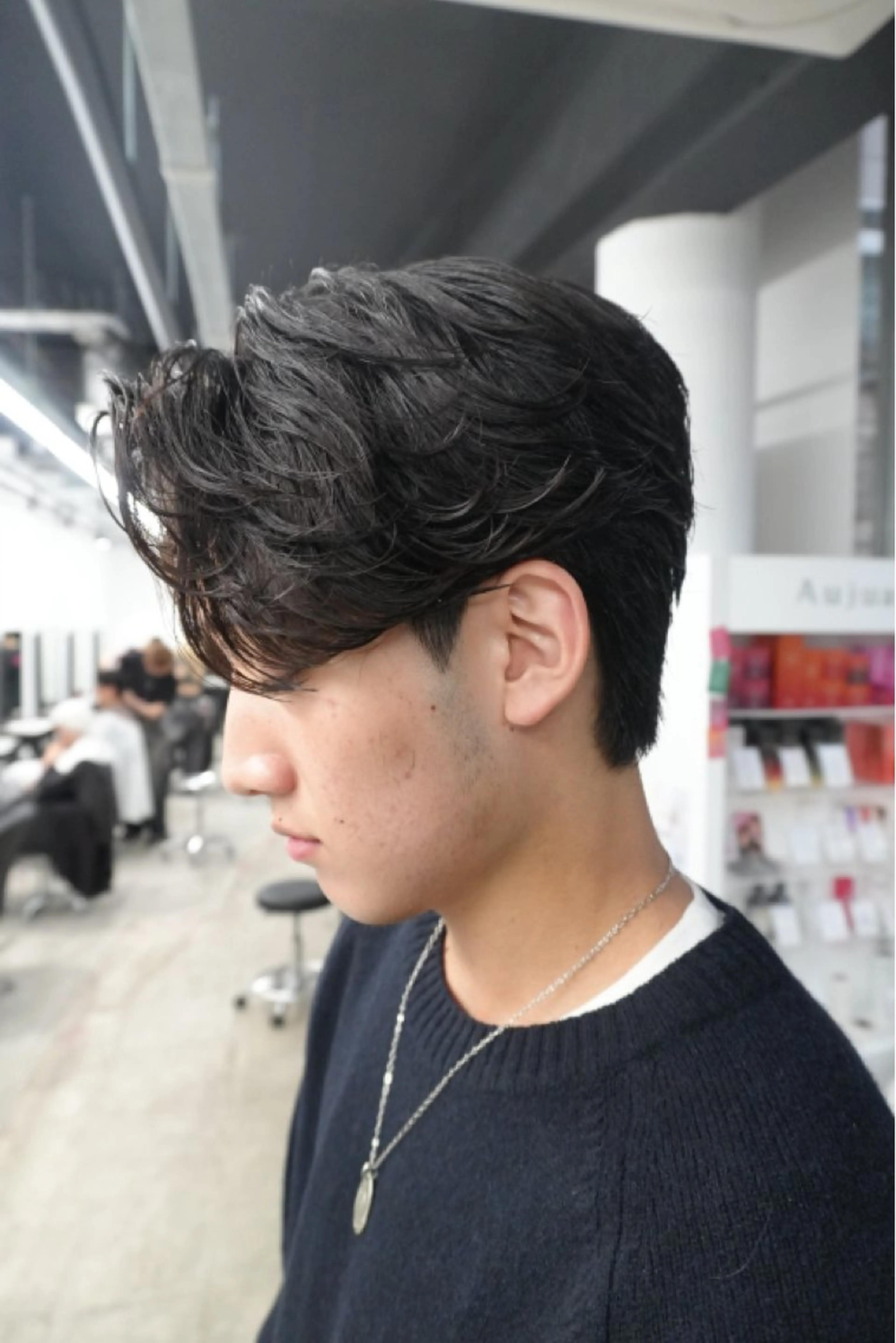 ショート メンズ メンズパーマ 湖城 恵吾のヘアスタイル