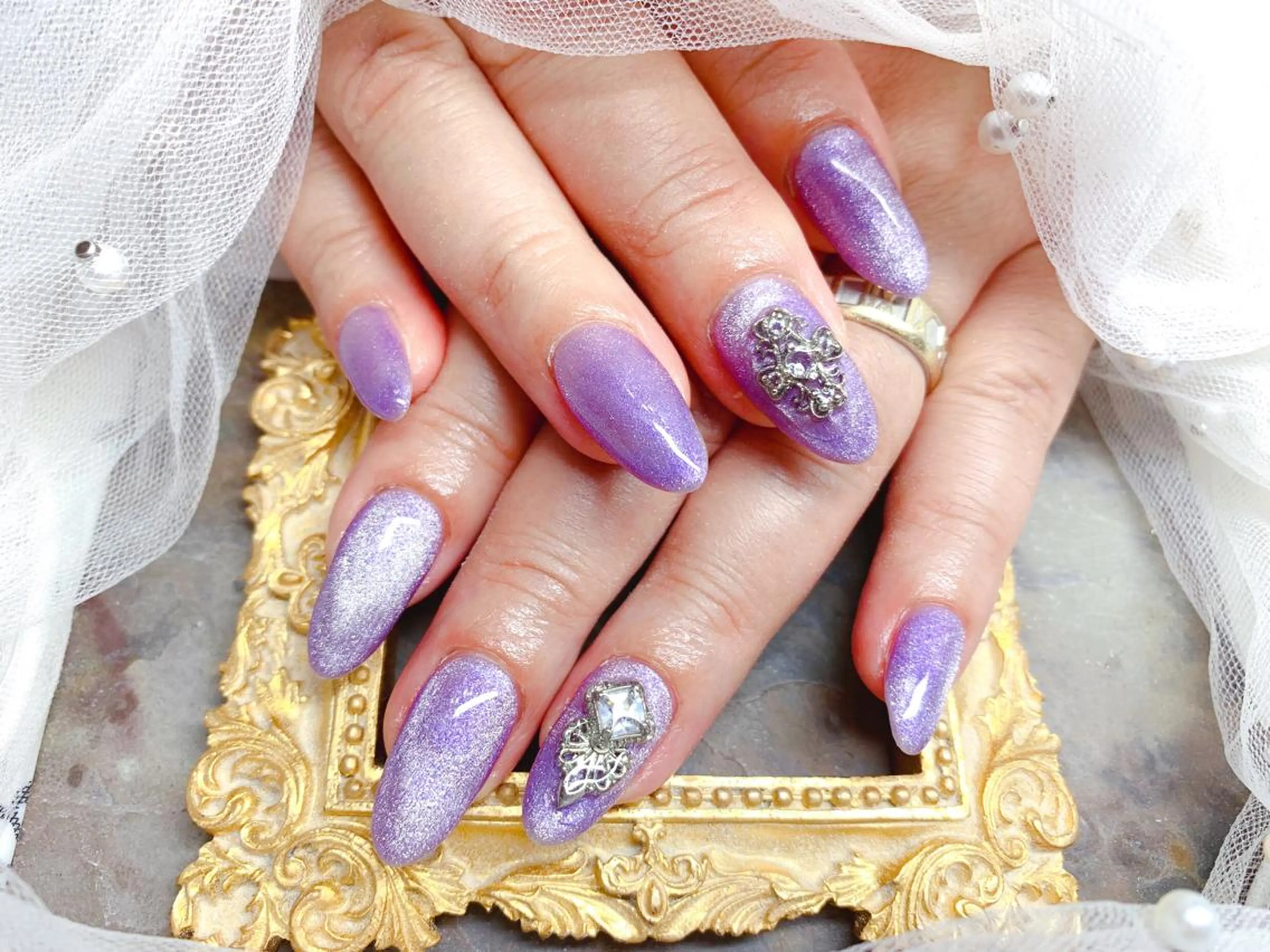 ネイル マジック ミラーのネイルデザイン