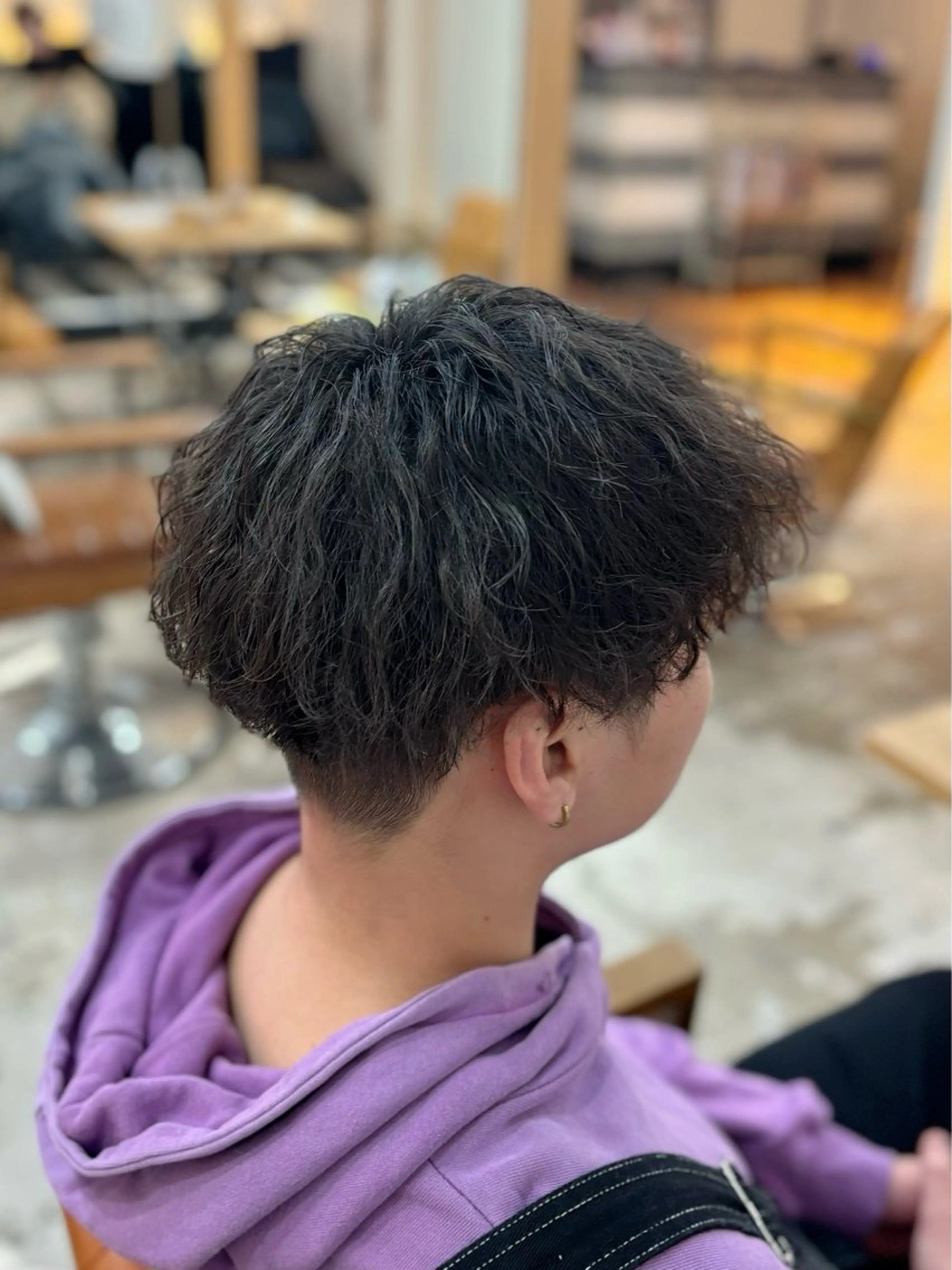 パーマ メンズ 金子 千登のヘアスタイル