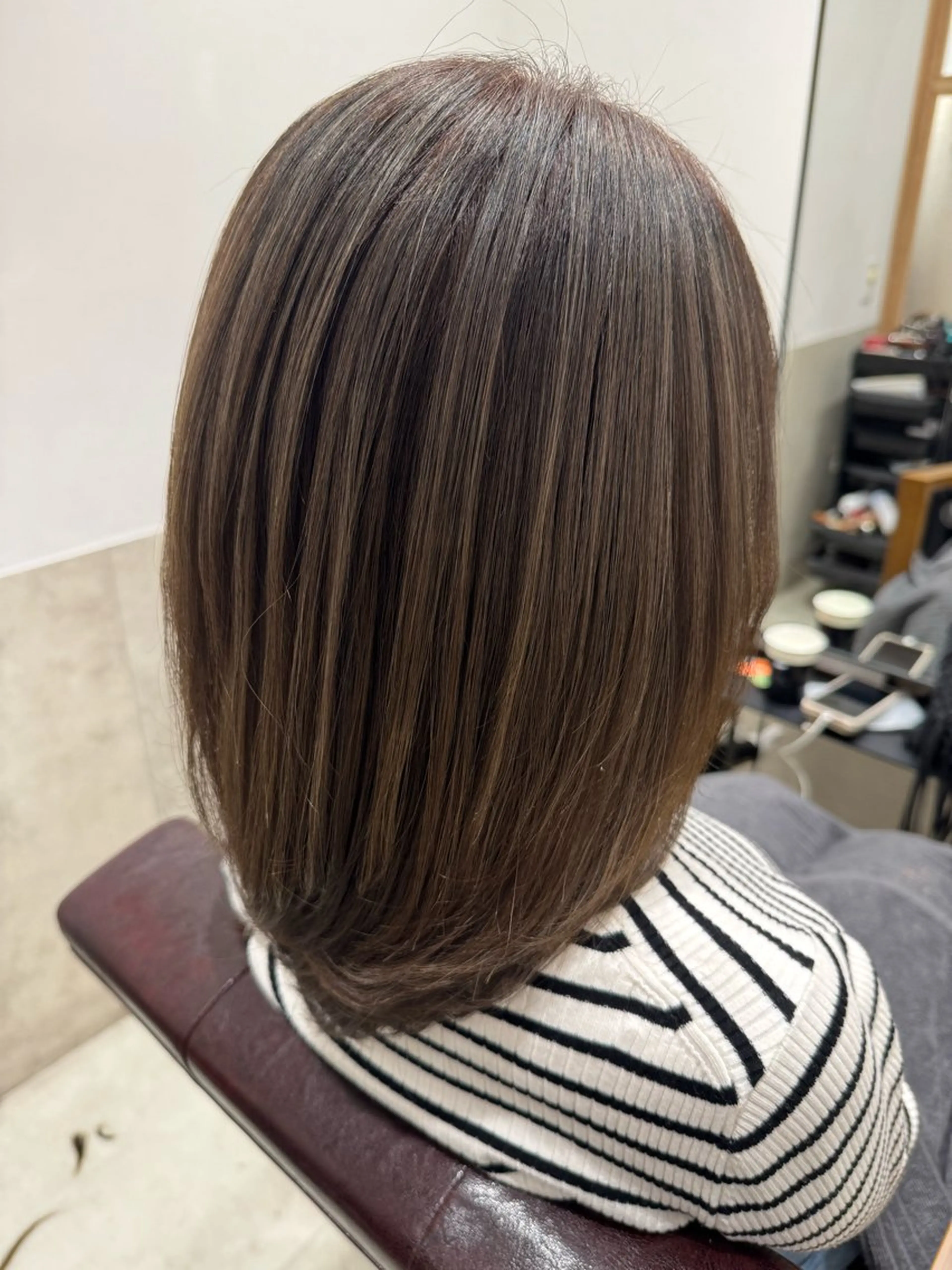 白髪ぼかしハイライト、カラー、カット、集中ケアトリートメント💇‍♀️✨の写真