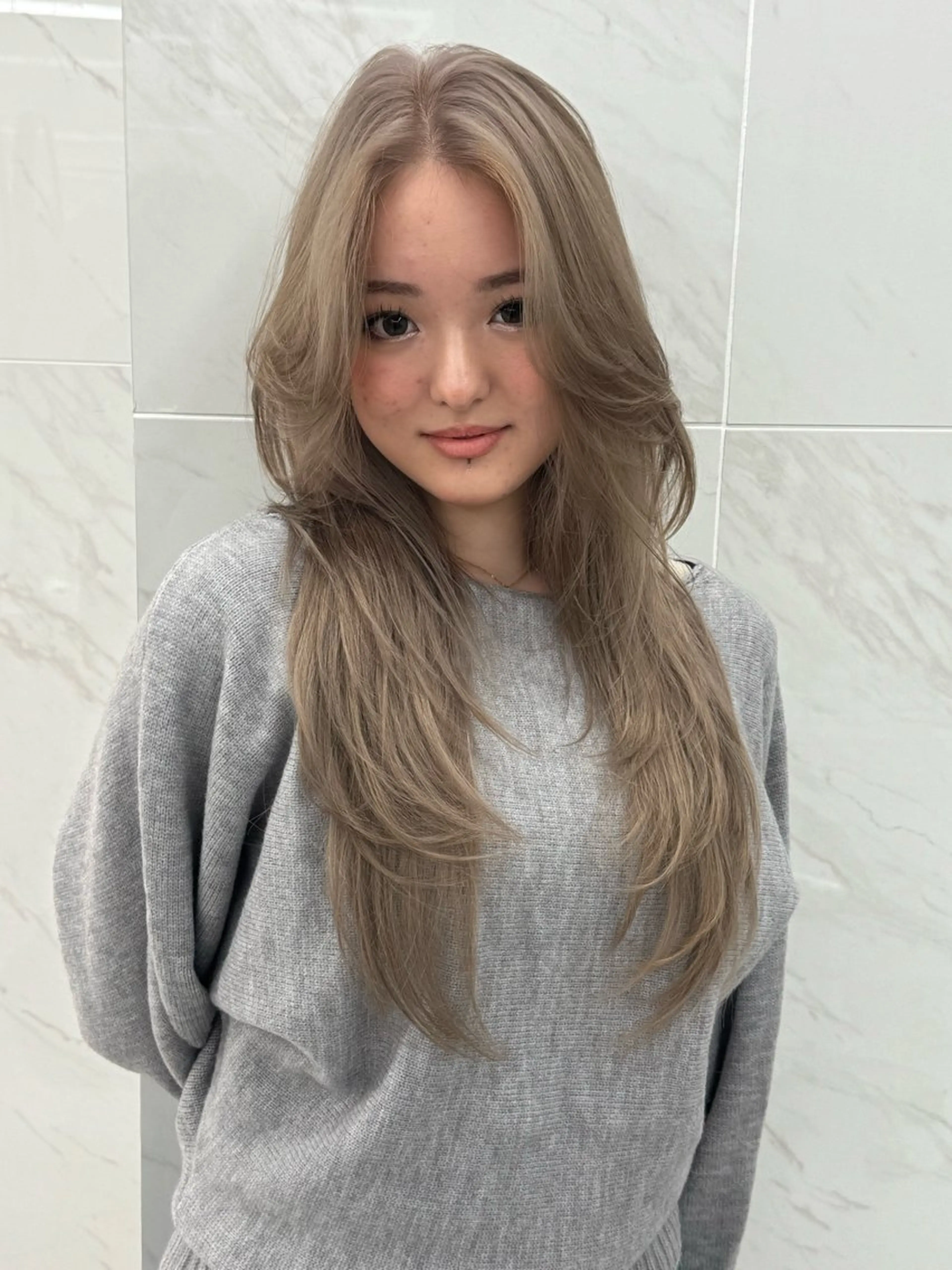 ロング カラー ヘアカラー ヘアセット kiti Sakae所属・栄美容師/kiti /ボブ/ケントのヘアスタイル