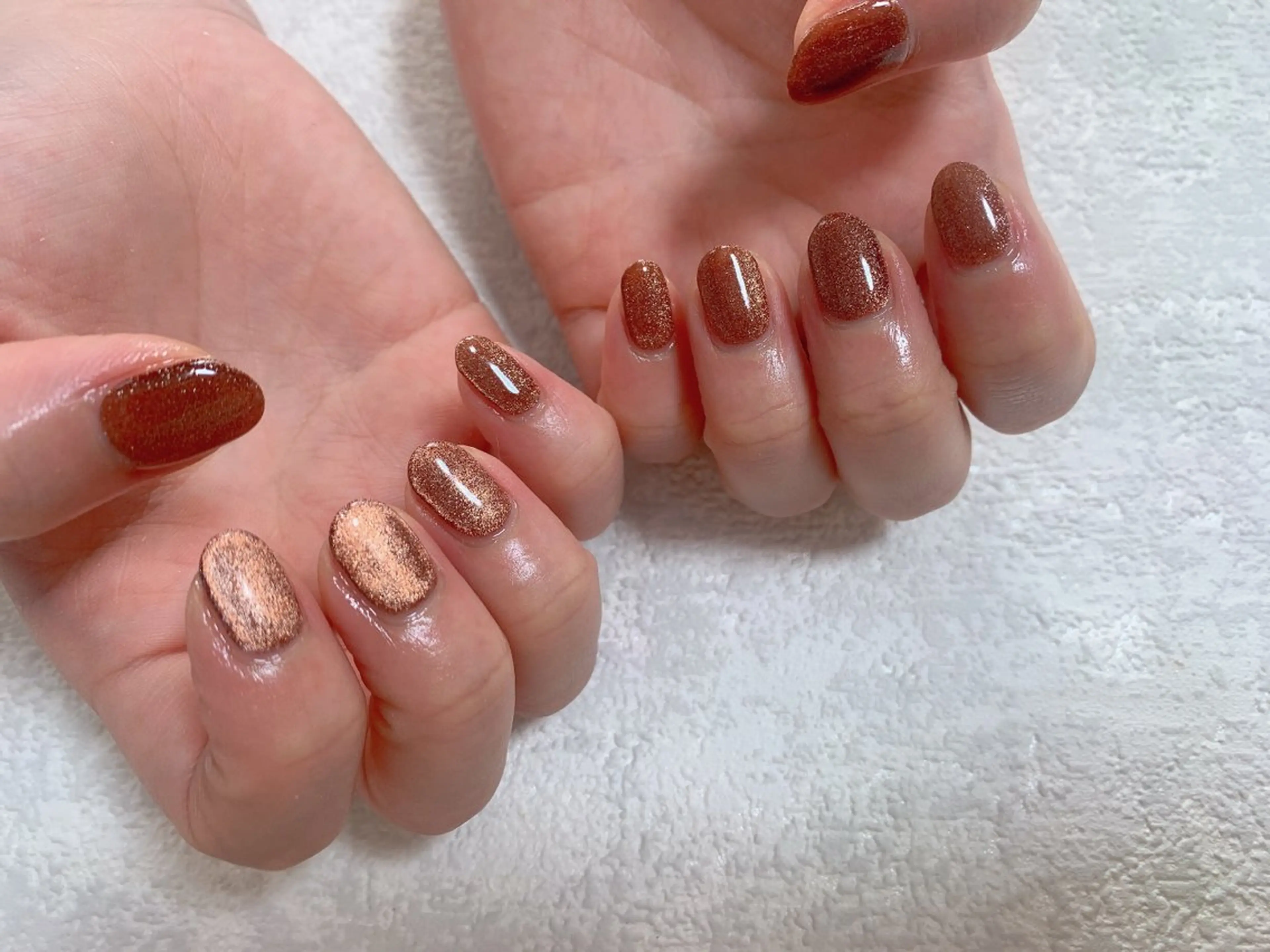 ネイル ジェルネイル キラキラネイル 韓国ネイル マグネットネイル メンズネイル kiki nail たまプラーザのネイルデザイン