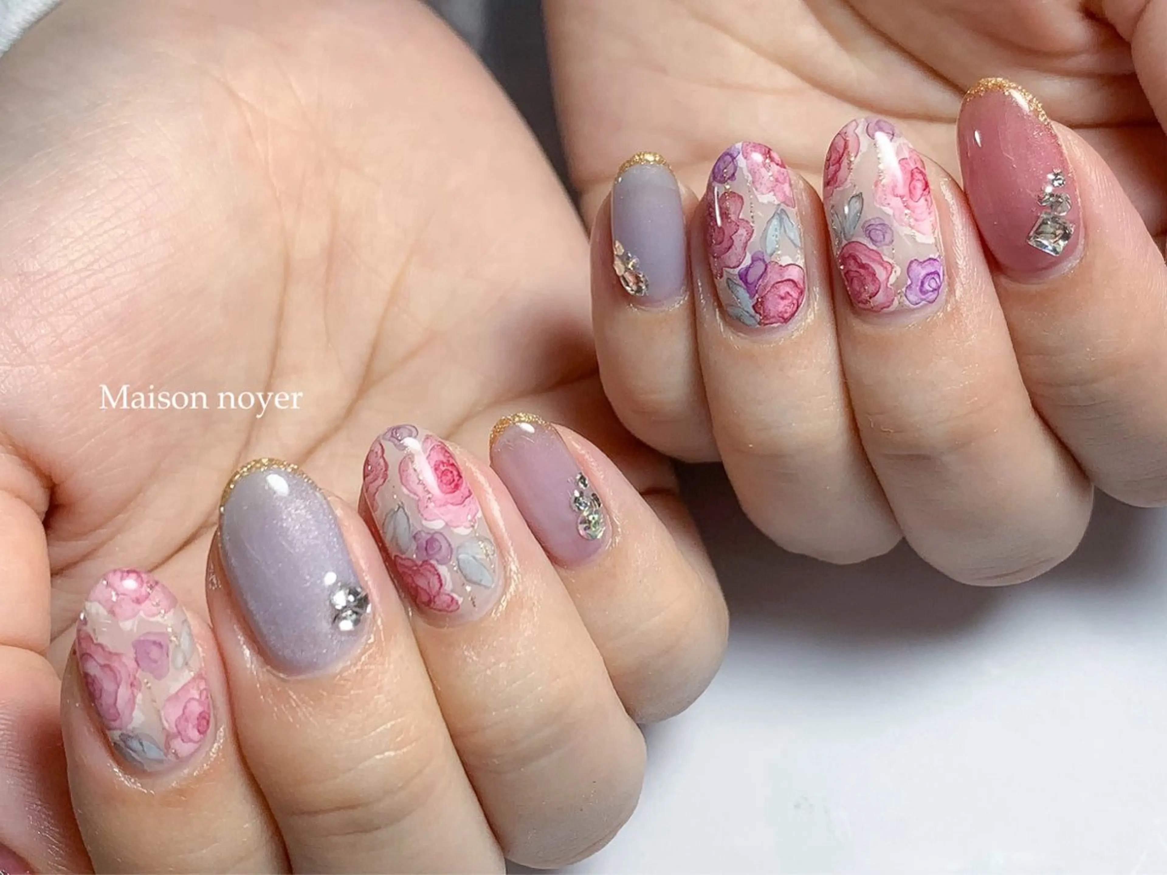 ネイル ハンドネイル Maison noyerのネイルデザイン