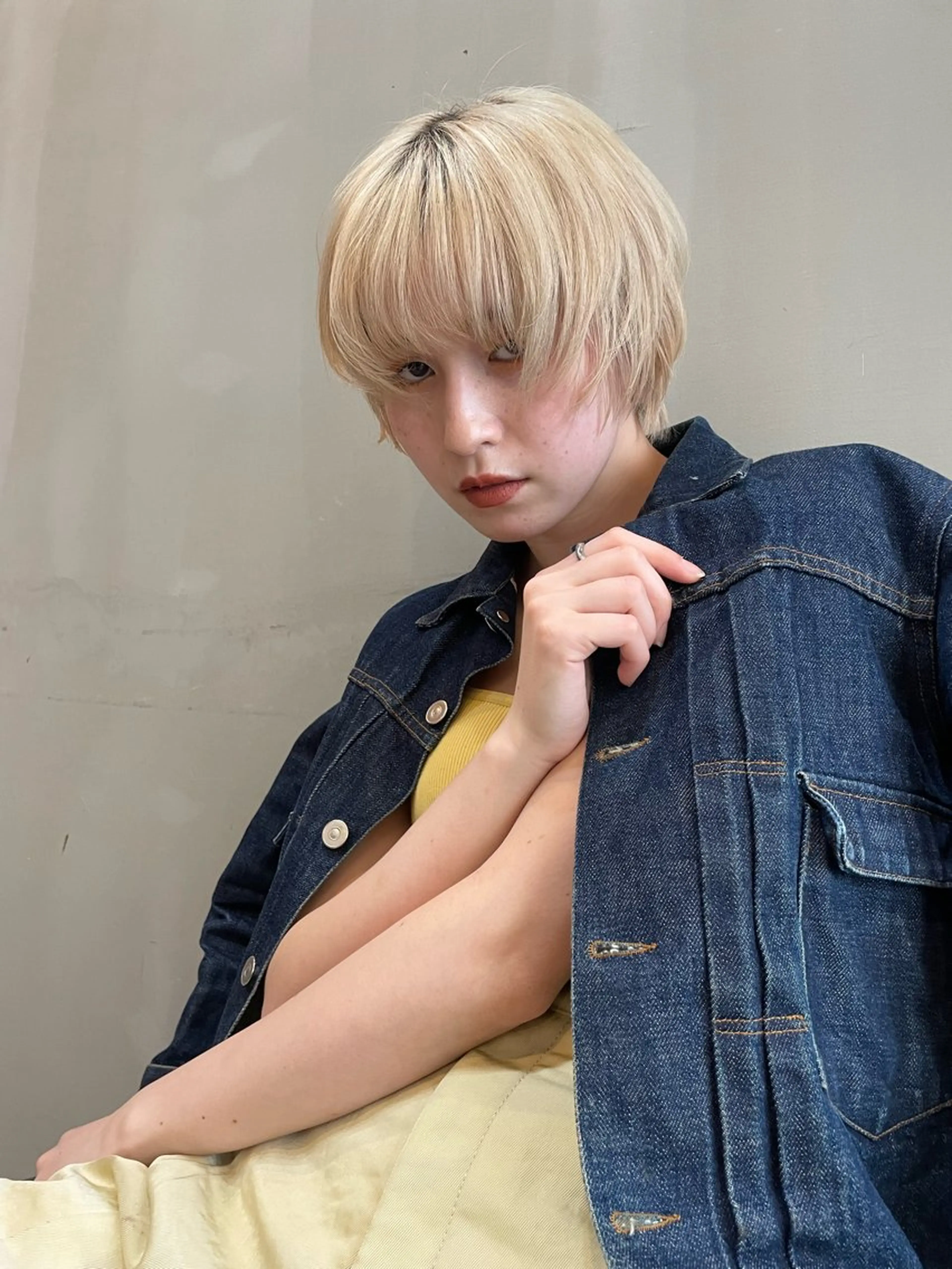 ショート カラー ショート/ボブ/ 心斎橋/宮脇美奈のヘアスタイル