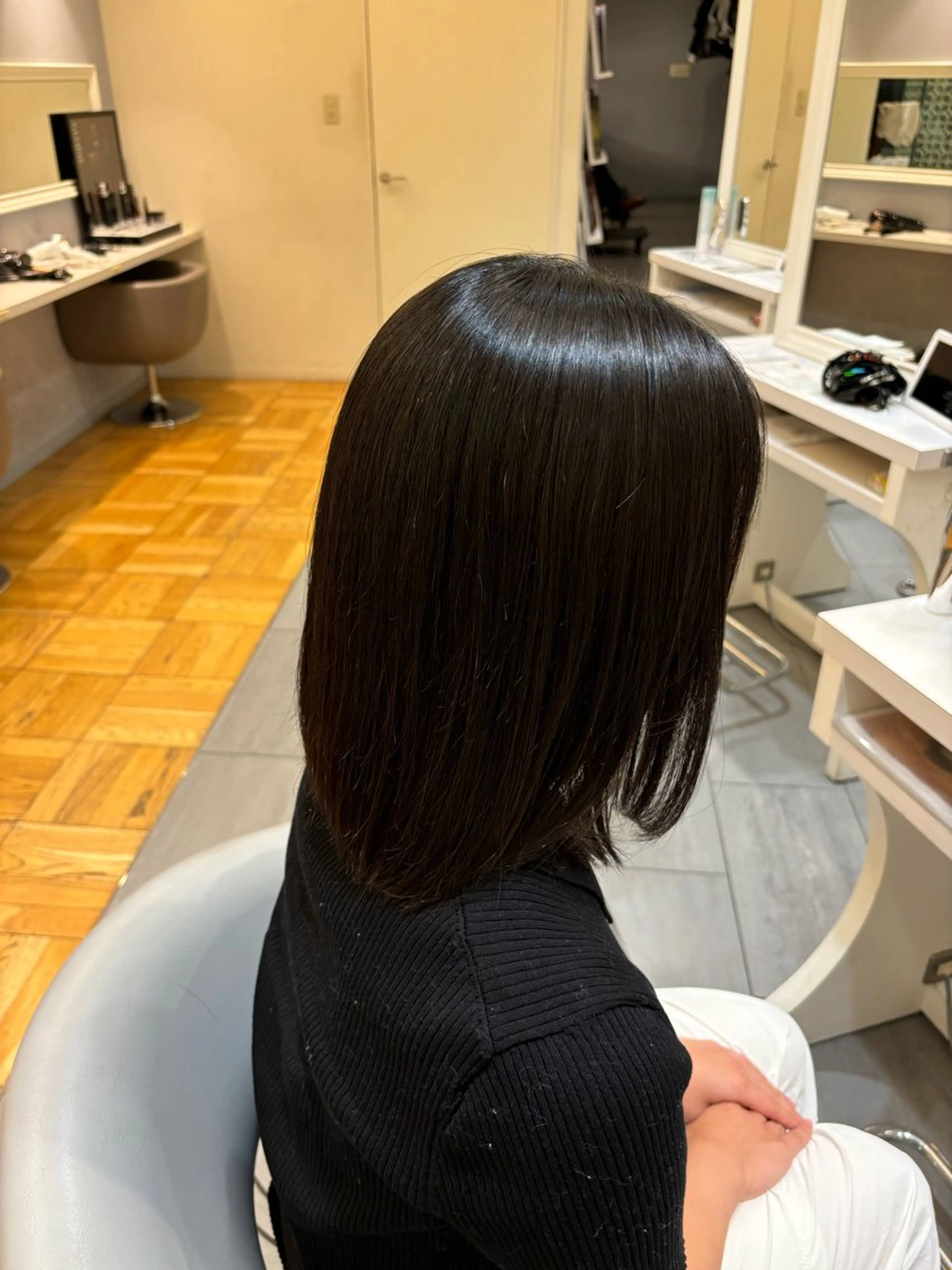 ミディアム ショート・ボブ✨南 津麦のヘアスタイル
