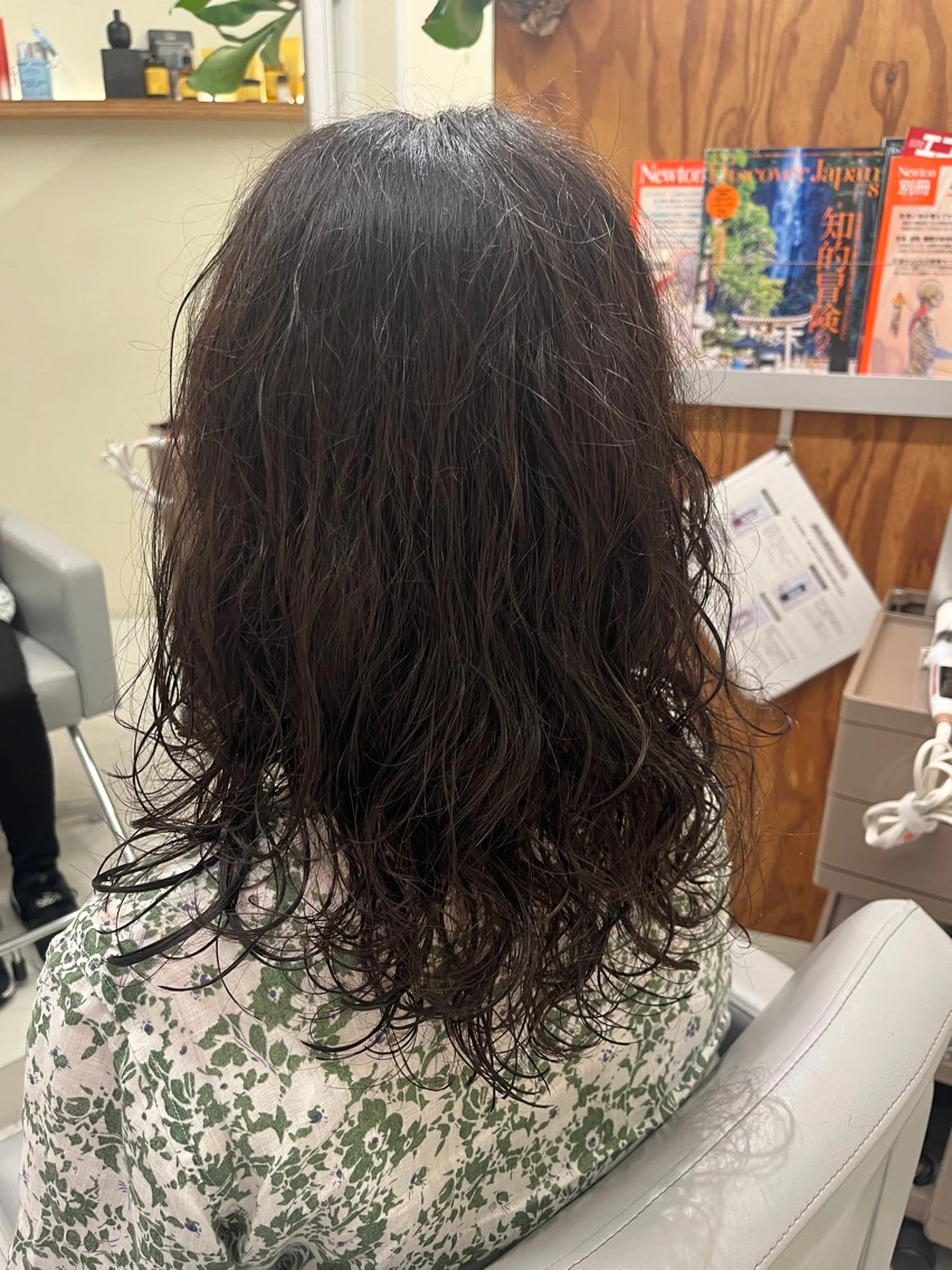 セミロング セミロングパーマ 髪質改善/縮毛矯正 艶髪🔥高杉のヘアスタイル