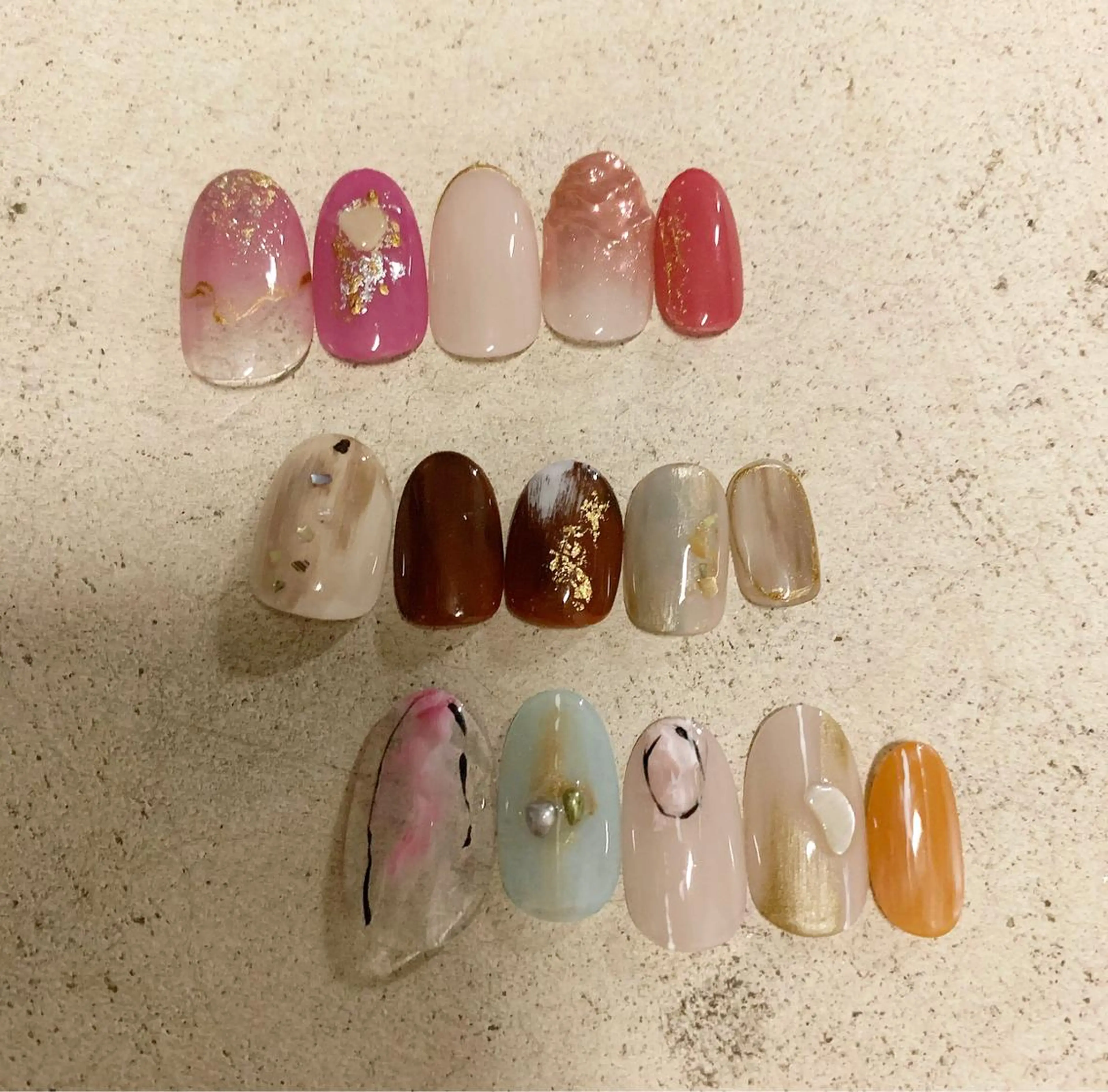 ネイル ニュアンスネイル ネイルチップ 佐藤 穂乃香のネイルデザイン