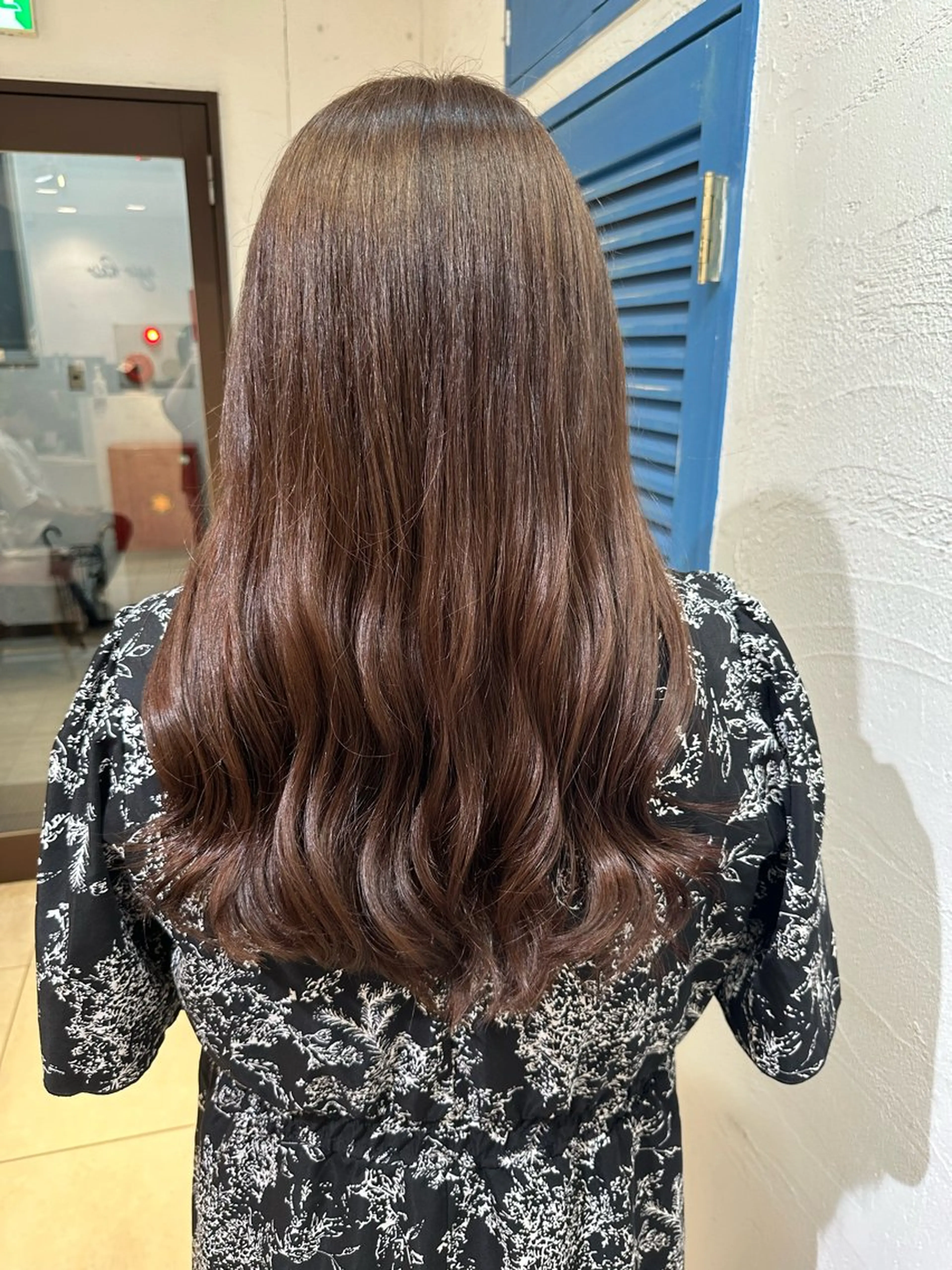 セミロング ヘアカラー トリートメント ブリーチカラーボブ sayo🧸🤎のヘアスタイル
