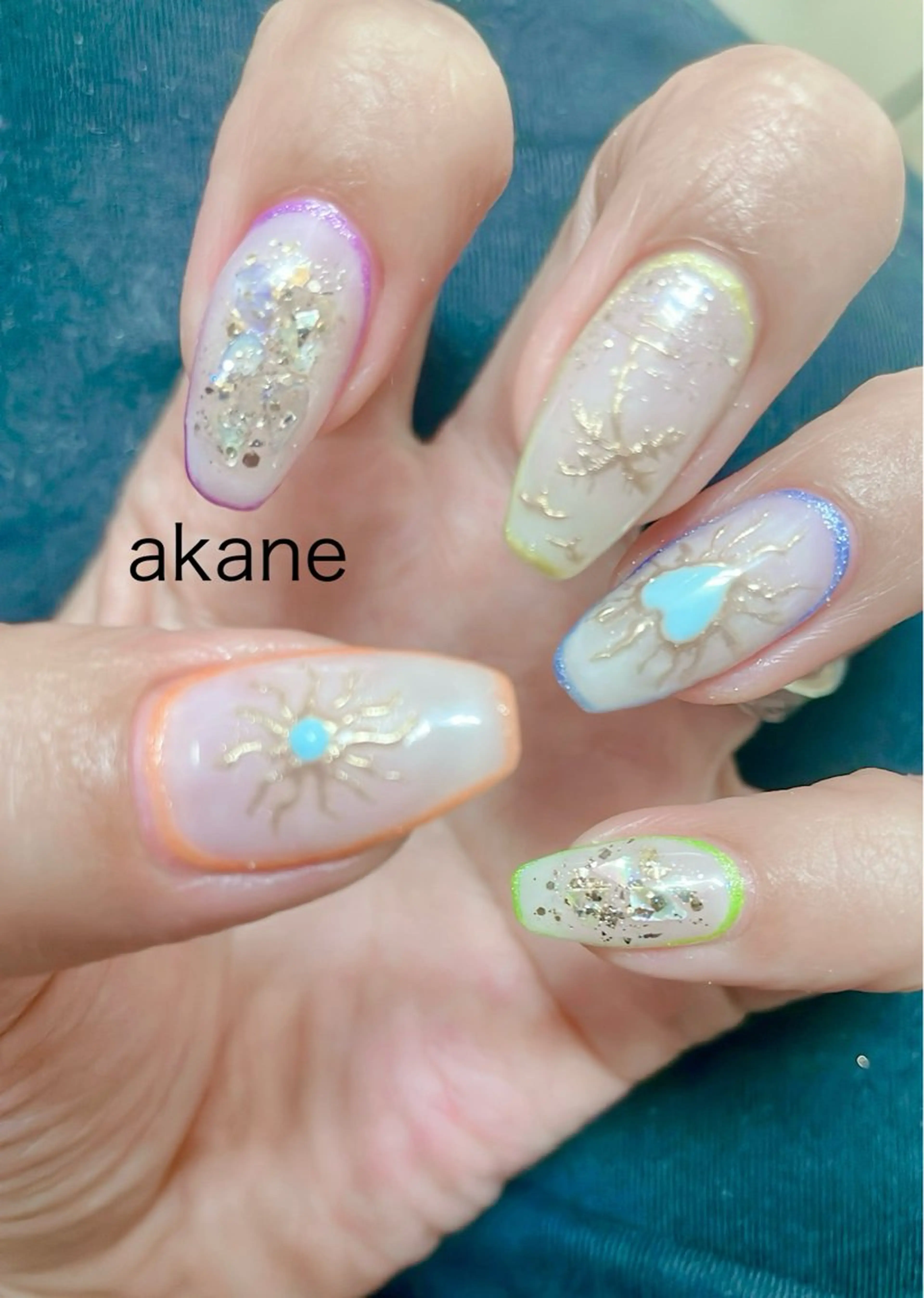 ネイル ハンドネイル Angeli⭐︎ AKANEのネイルデザイン