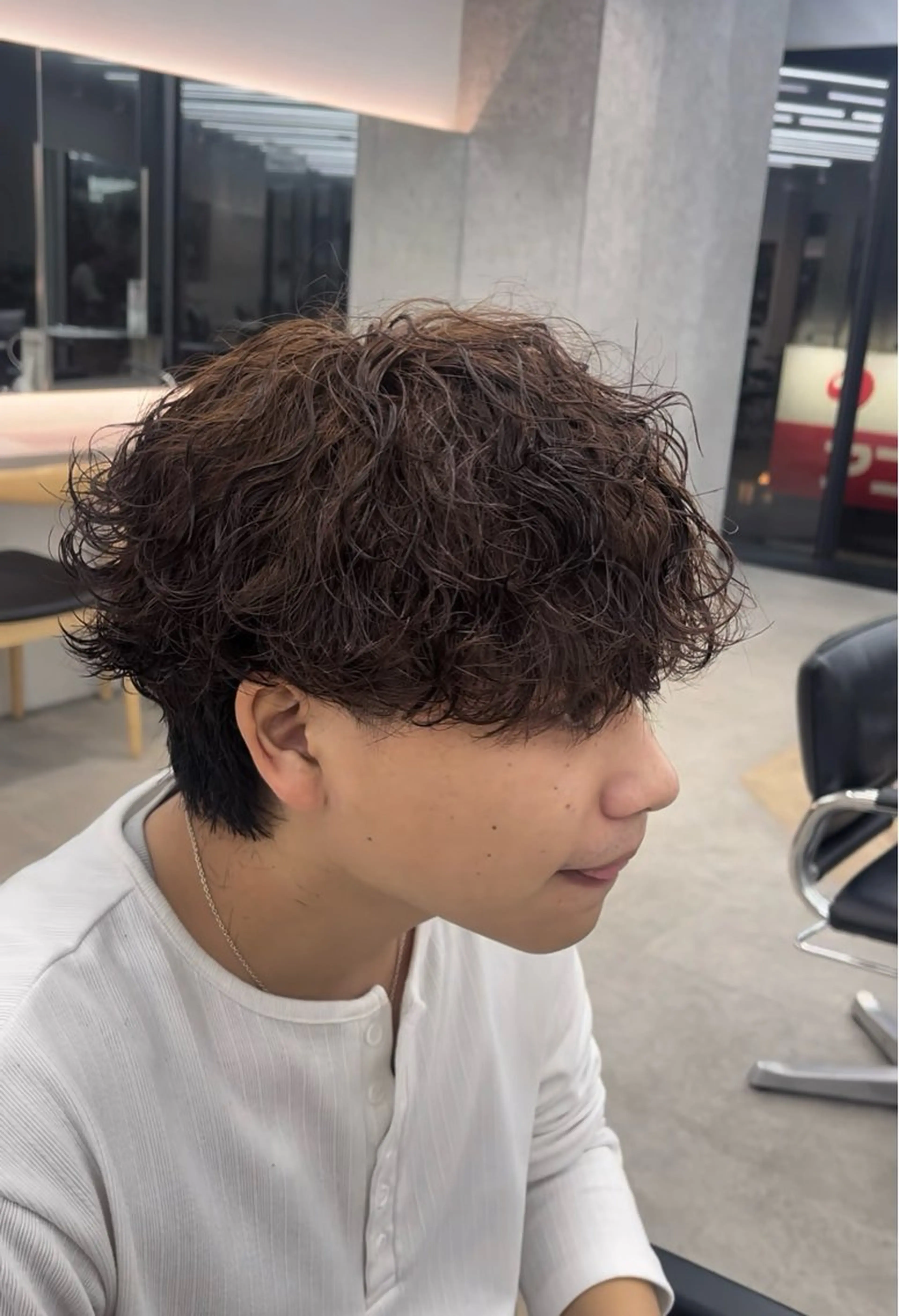 パーマ メンズ カット ヘアカラー パーマ トリートメント 👑メンズパーマ屋 👑/栄/馬場斗生のヘアスタイル