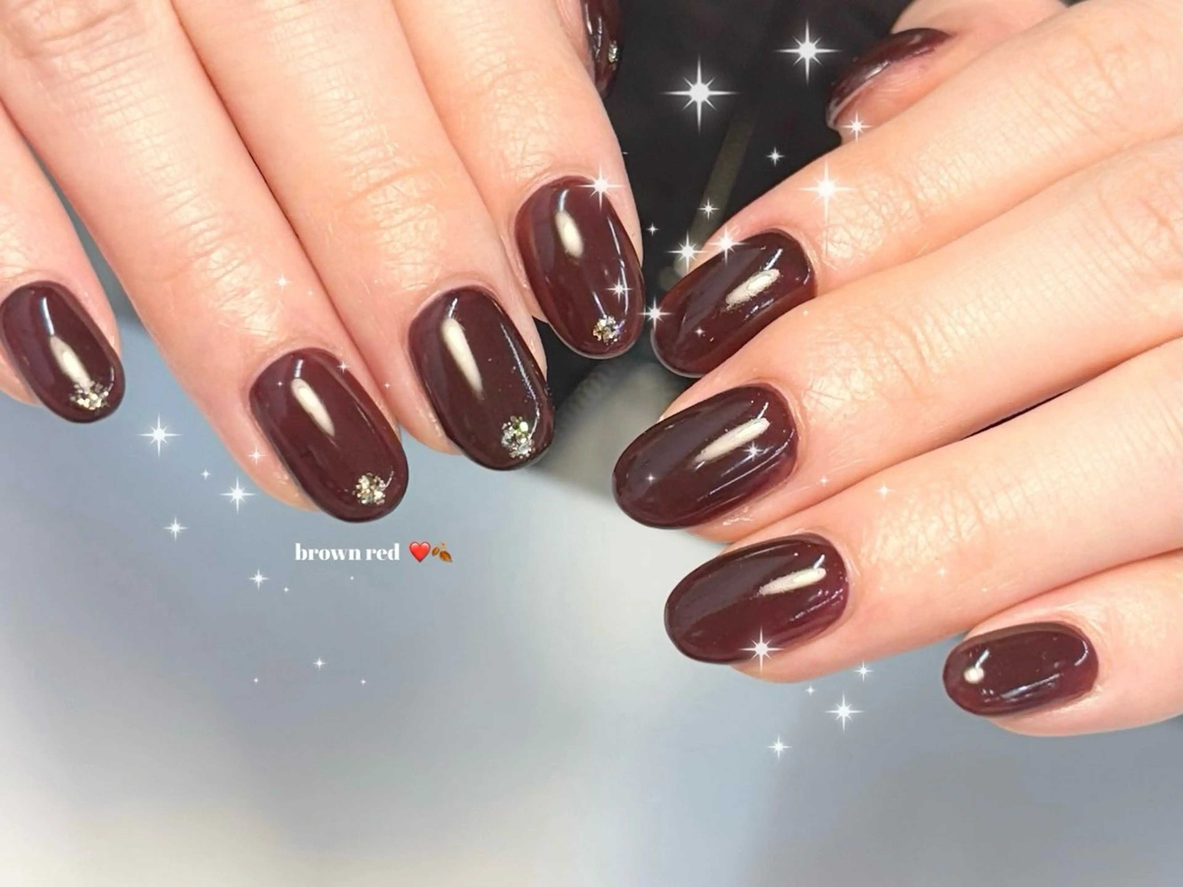 ネイル ボルドー ワンカラーネイル ハンドネイル miso🎀 ayanaのネイルデザイン