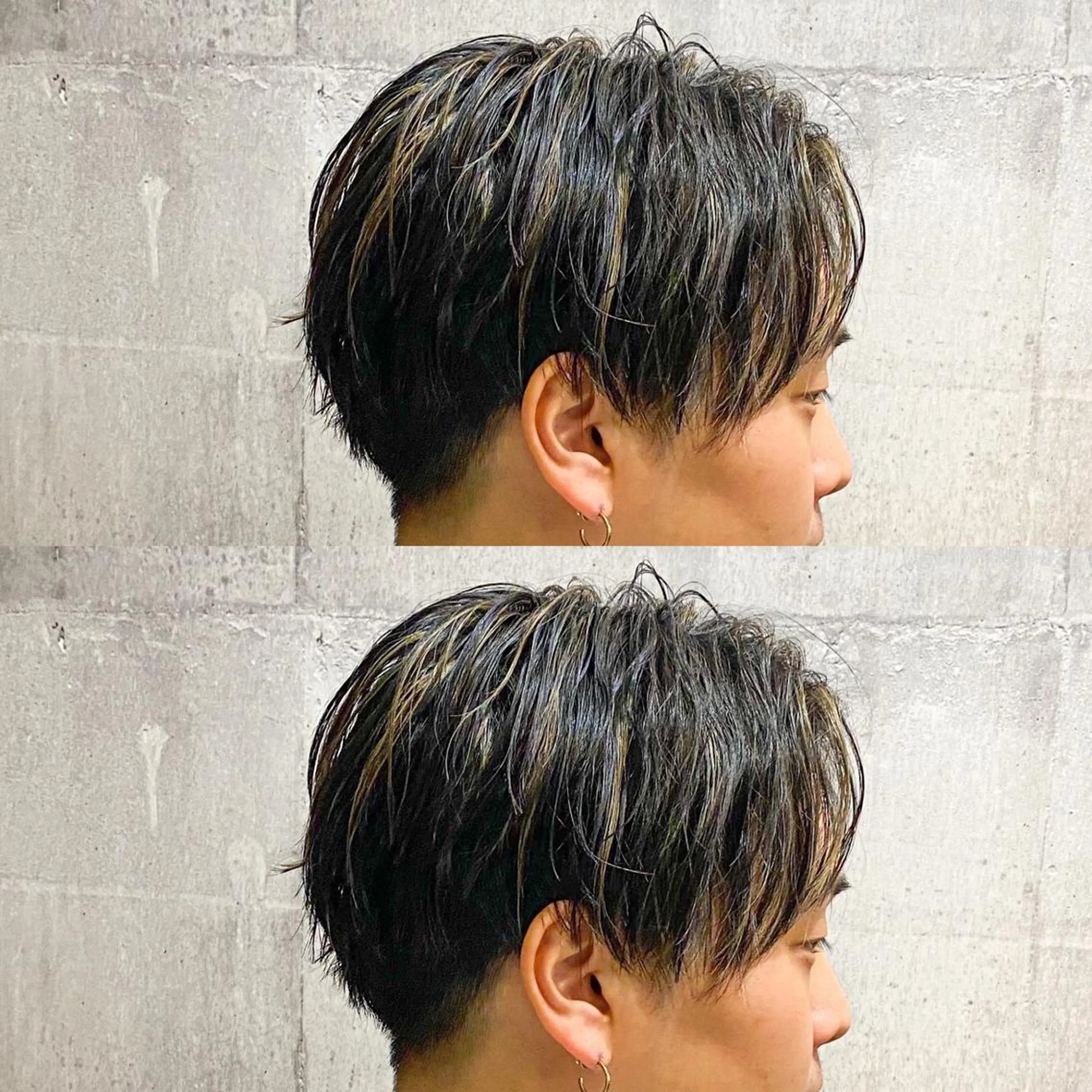 パーマ メンズ 高橋 宏輔のヘアスタイル