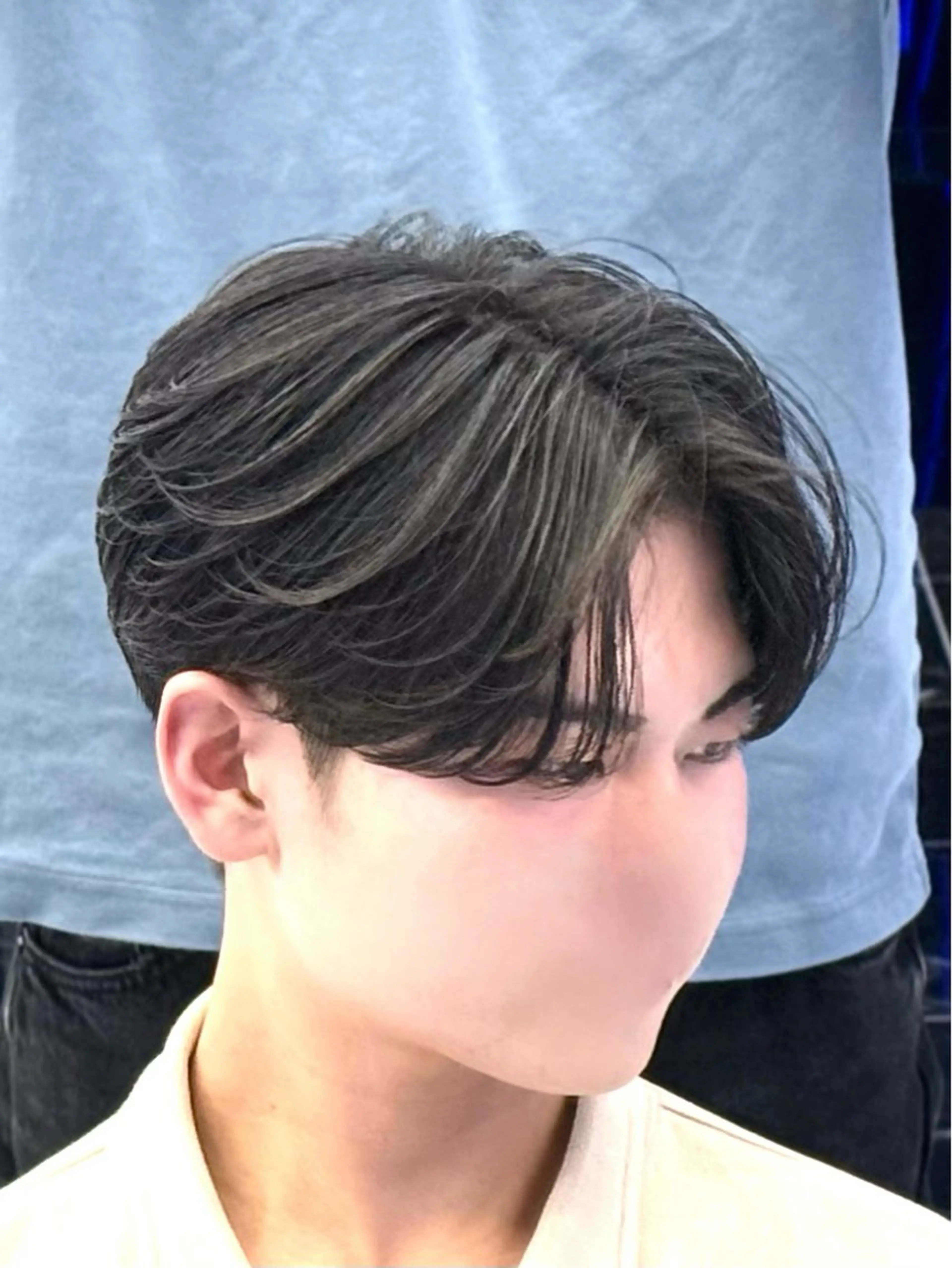 メンズ メンズサロン代表 曲がる縮毛矯正のヘアスタイル