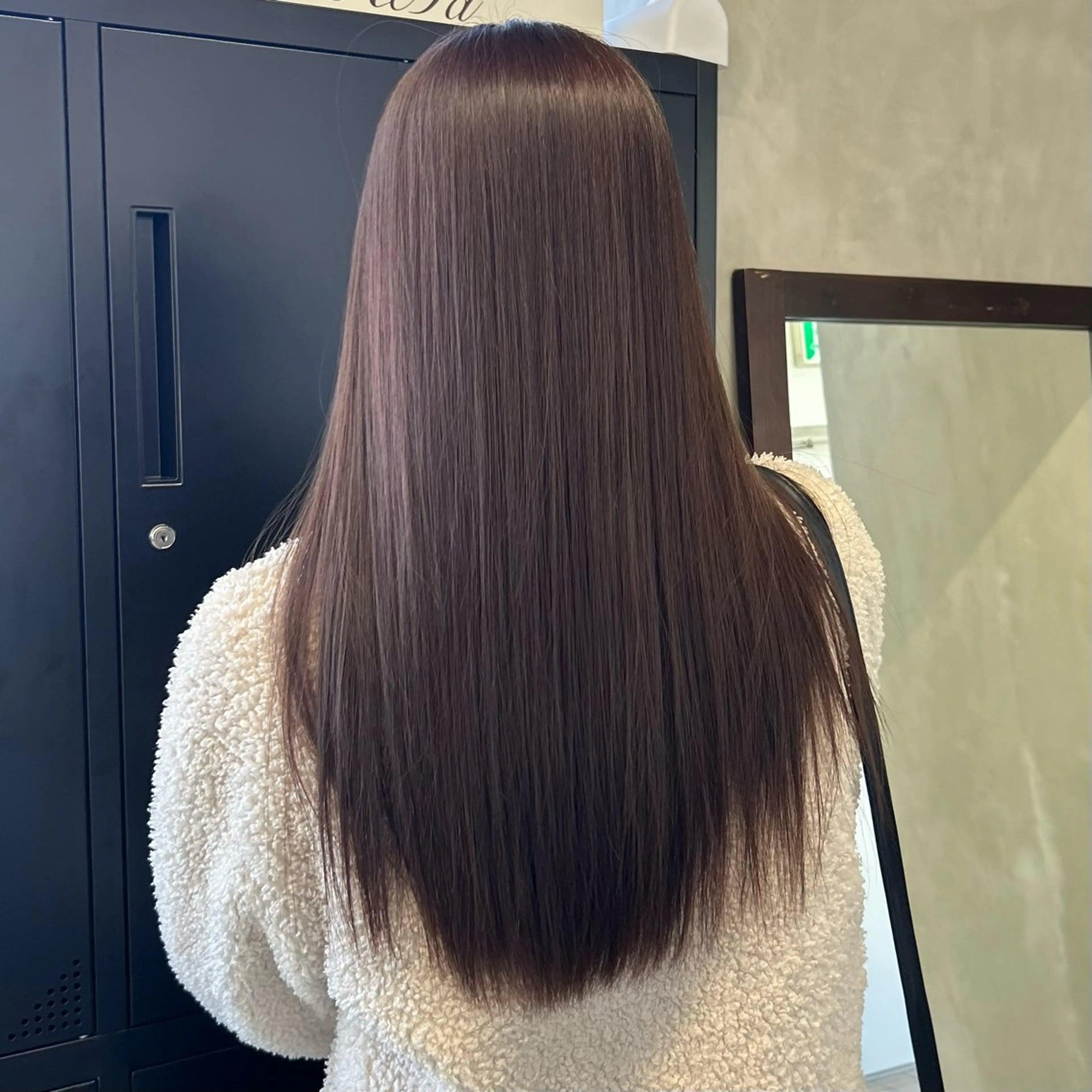 ロング カラー ヘアカラー トリートメント 透明感カラー🍯 髪質改善🫧 野々愛のヘアスタイル