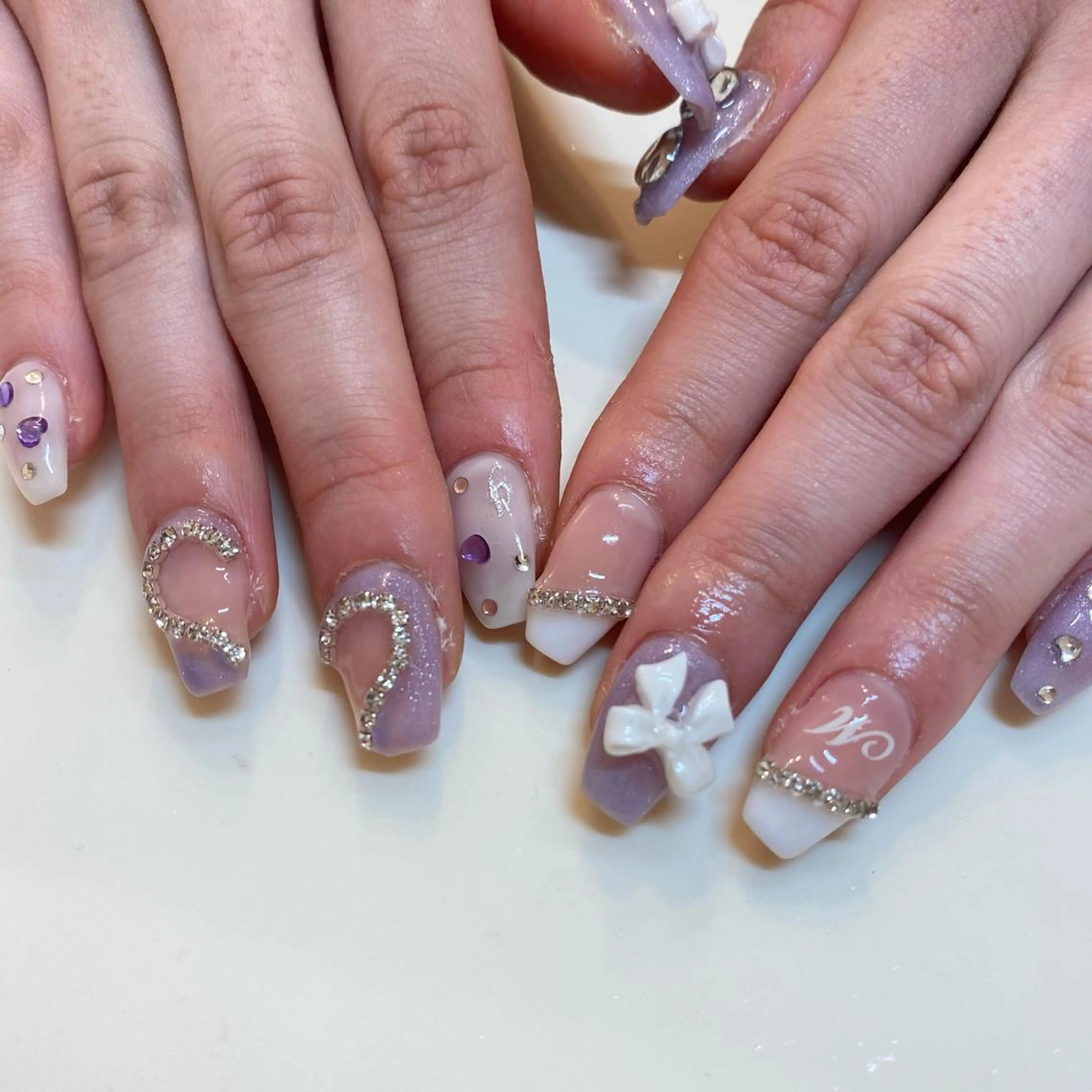 ネイル ハンドネイル 藤原 みゆのネイルデザイン