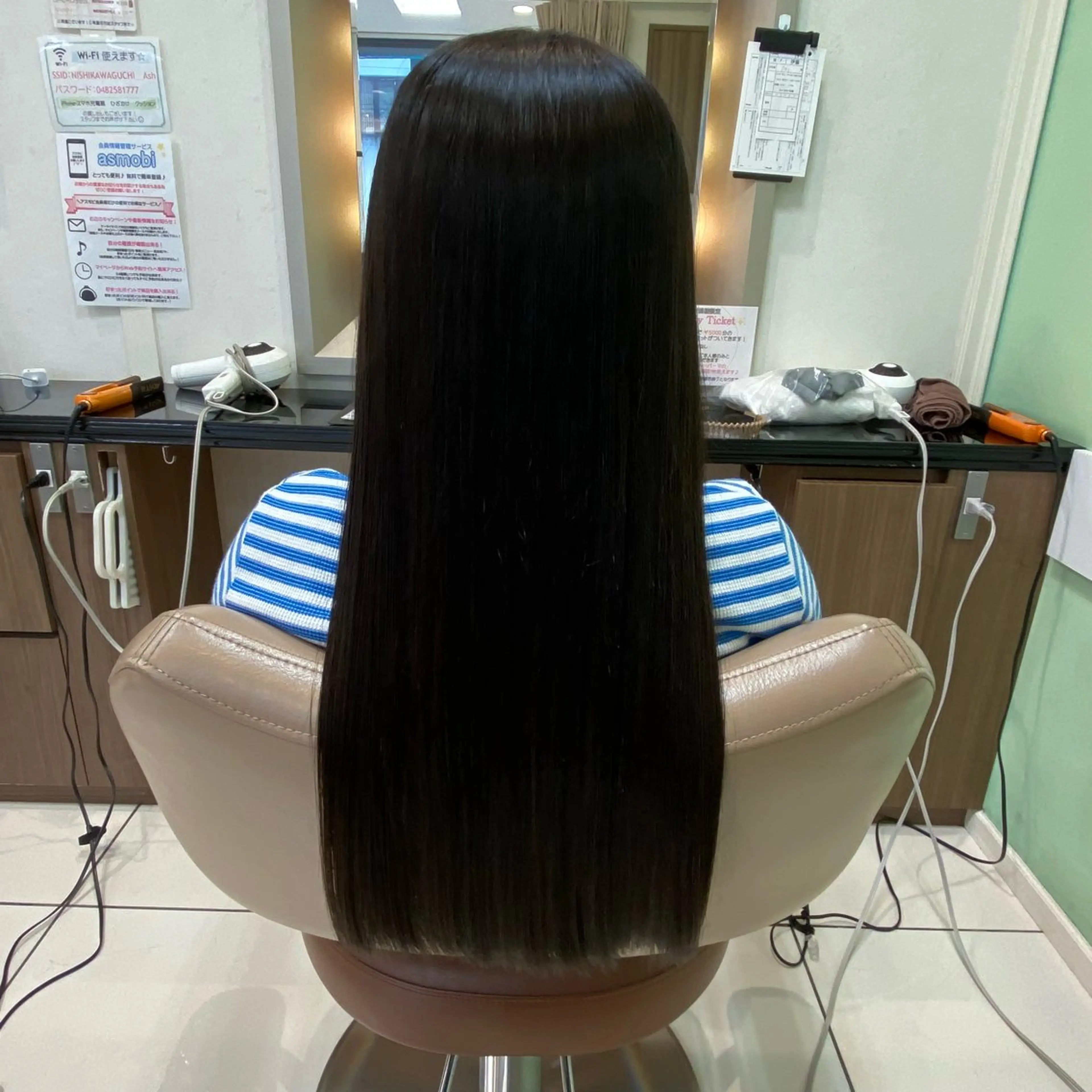 カット+縮毛矯正+炭酸泉+美髪ケアトリートメント+ロアオイルお持ち帰り付き💖の写真