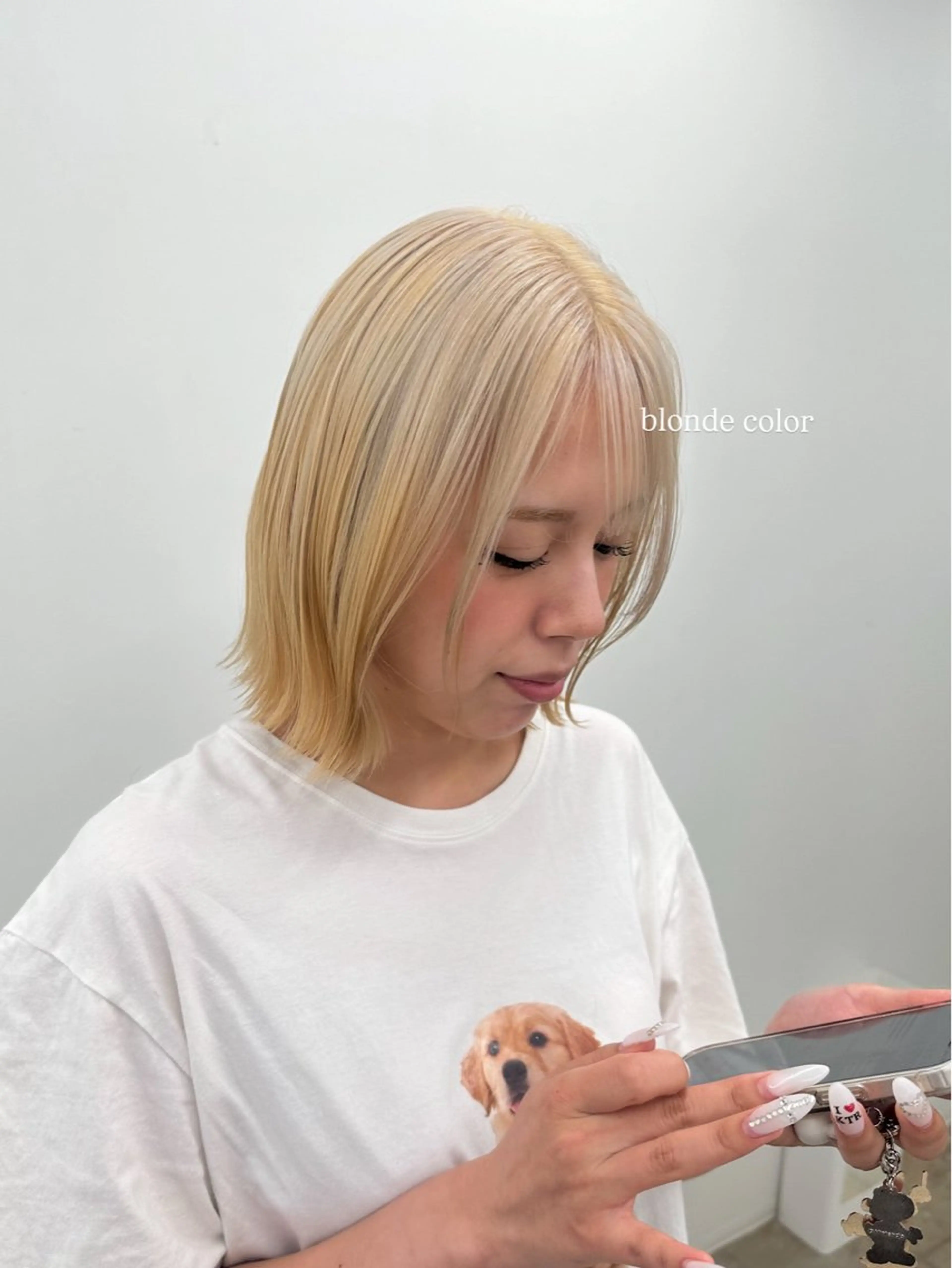 " ブリーチありダブルカラー " 🎀 《minimo限定》トリートメント付き💭ྀིの写真