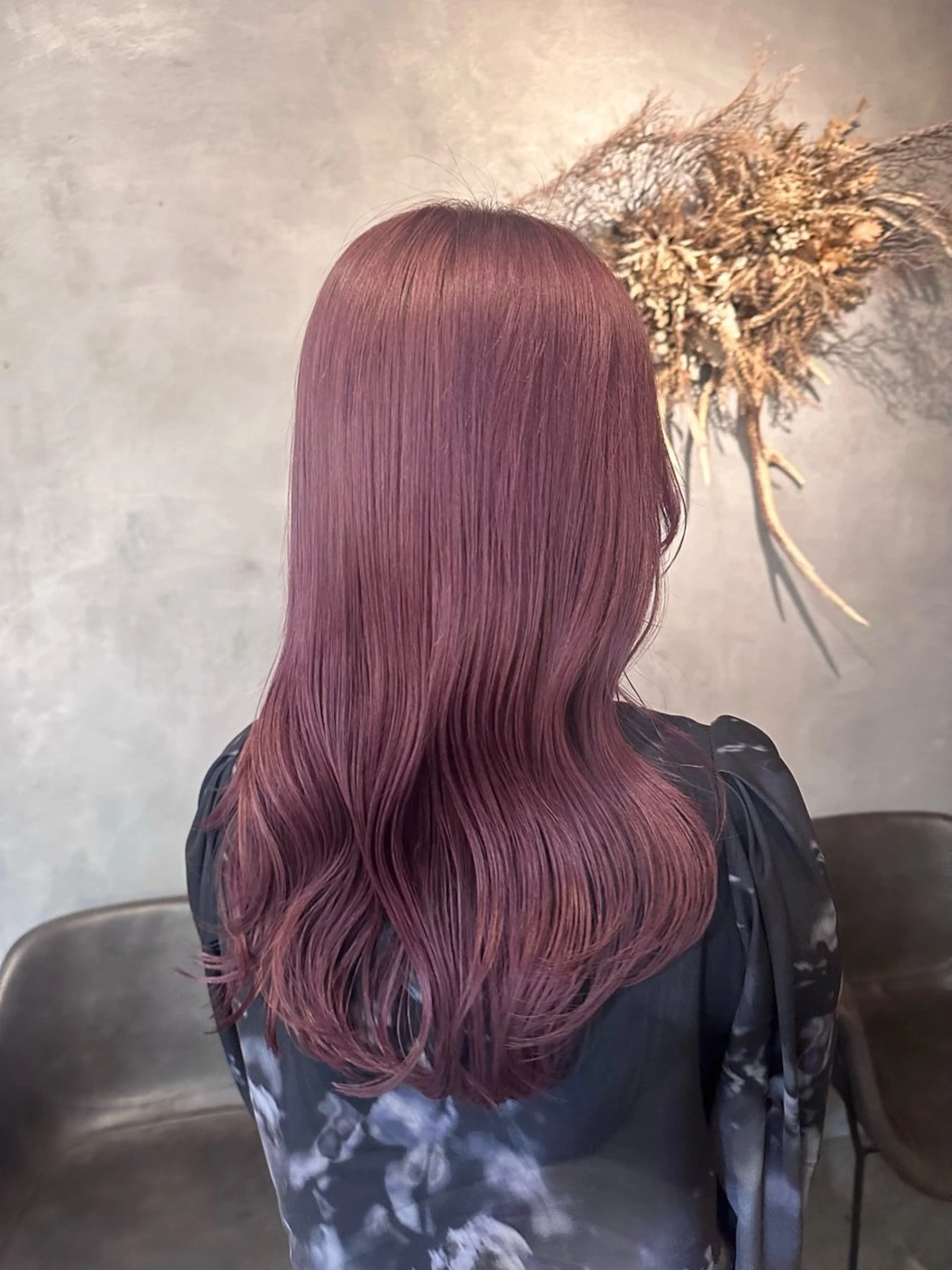 ロング カラー ラベンダーカラー ラベンダーピンク ピンクカラー カット ヘアカラー ピンクカラー/ mana🎀のヘアスタイル