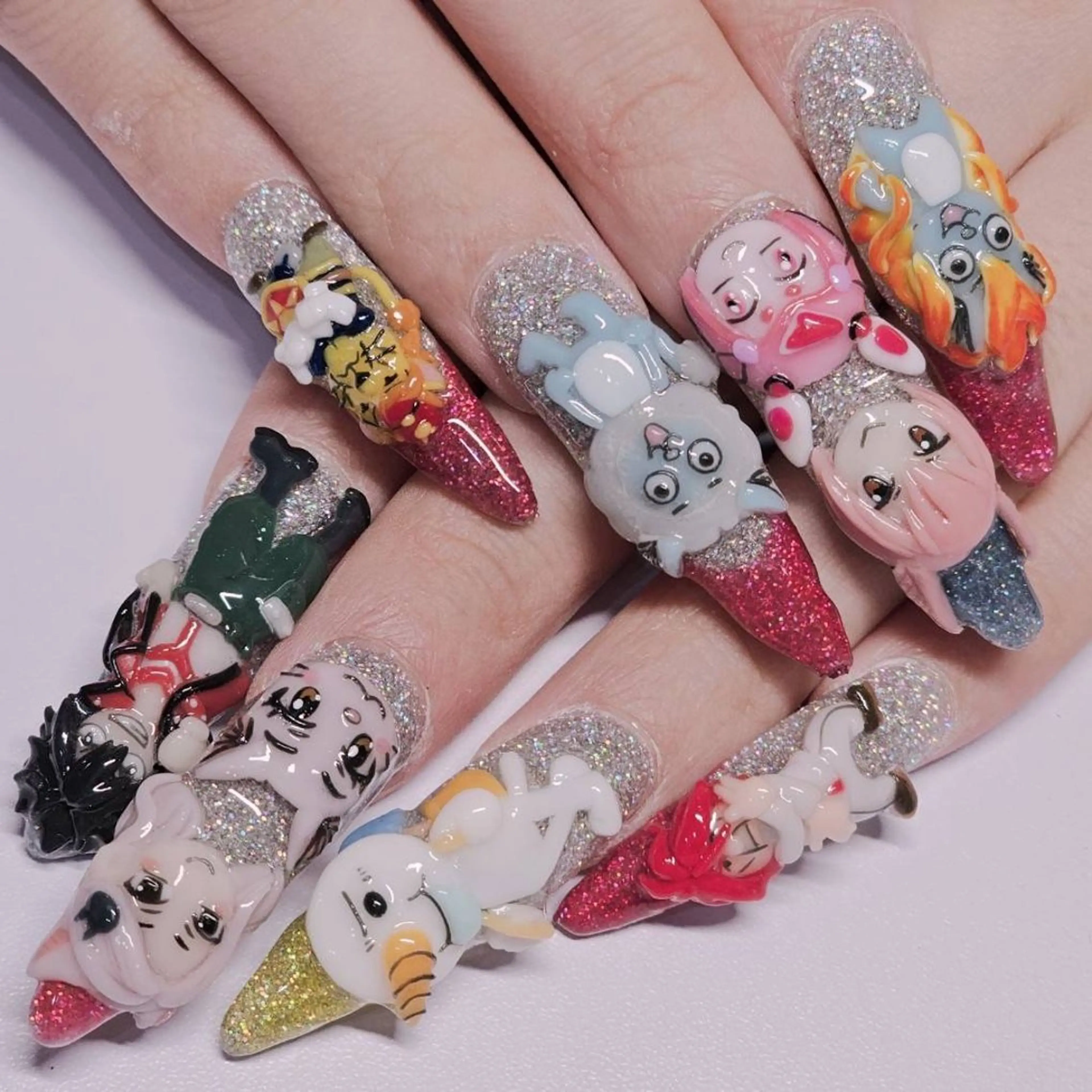 ネイル アートネイル オーロラネイル ボルドー クリアネイル フレンチネイル ハンドネイル よしだ ひろきのネイルデザイン