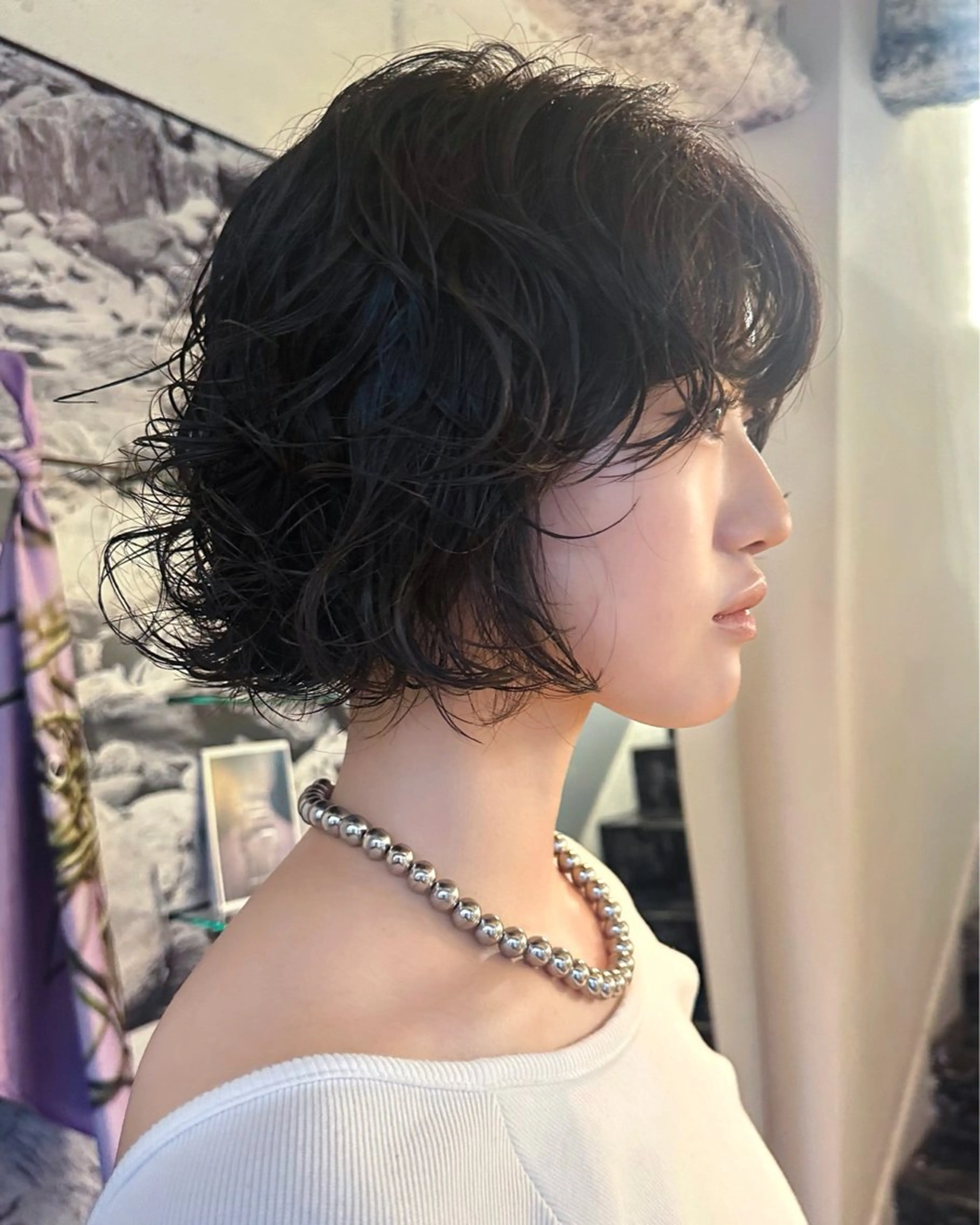 ショート パーマ カット パーマ レイヤー/パーマ /ウルフ/nabeのヘアスタイル