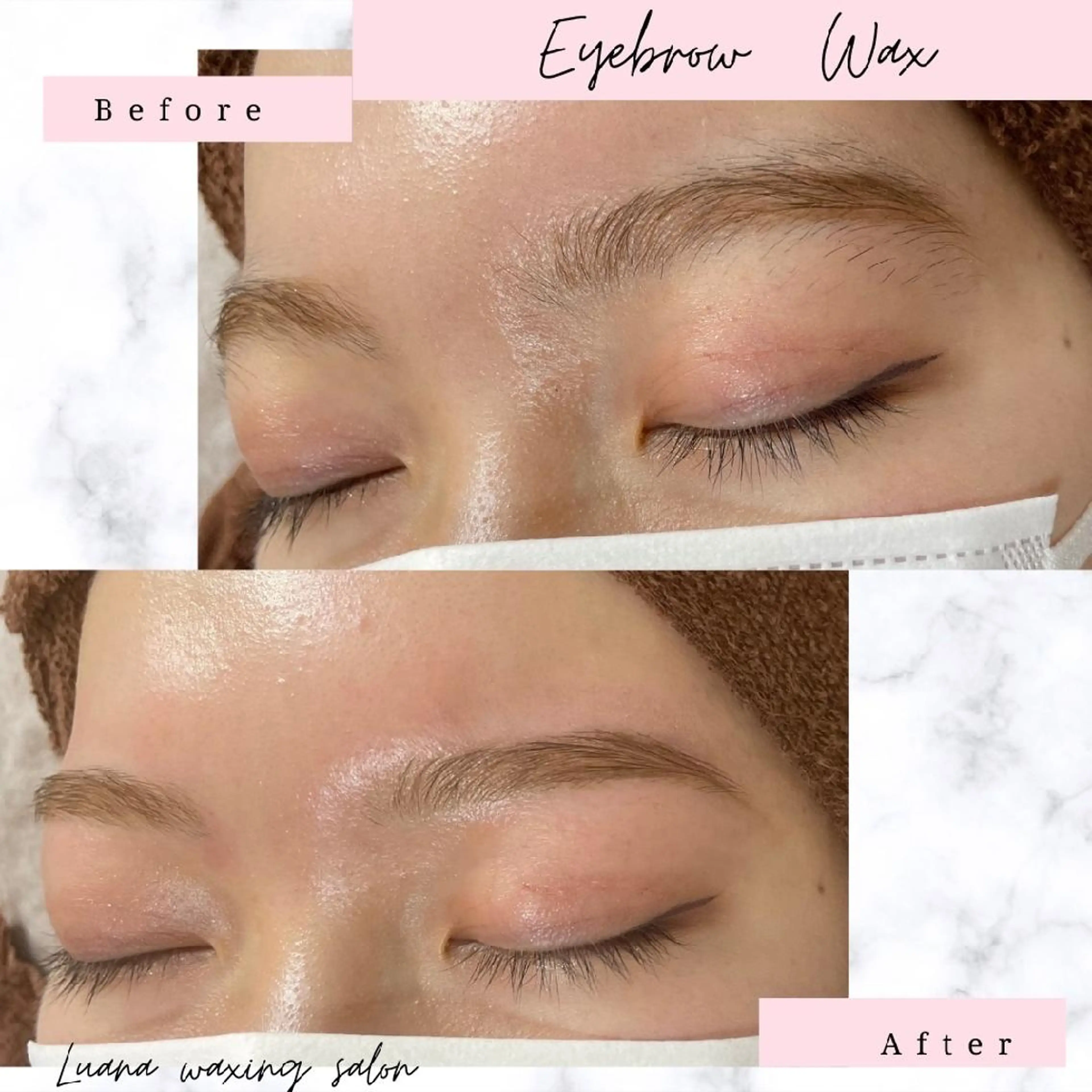 アイブロウ 眉毛ワックス脱毛 Luana waxing salon所属・Luana wax 🐚根本のエステ・リラクイメージ
