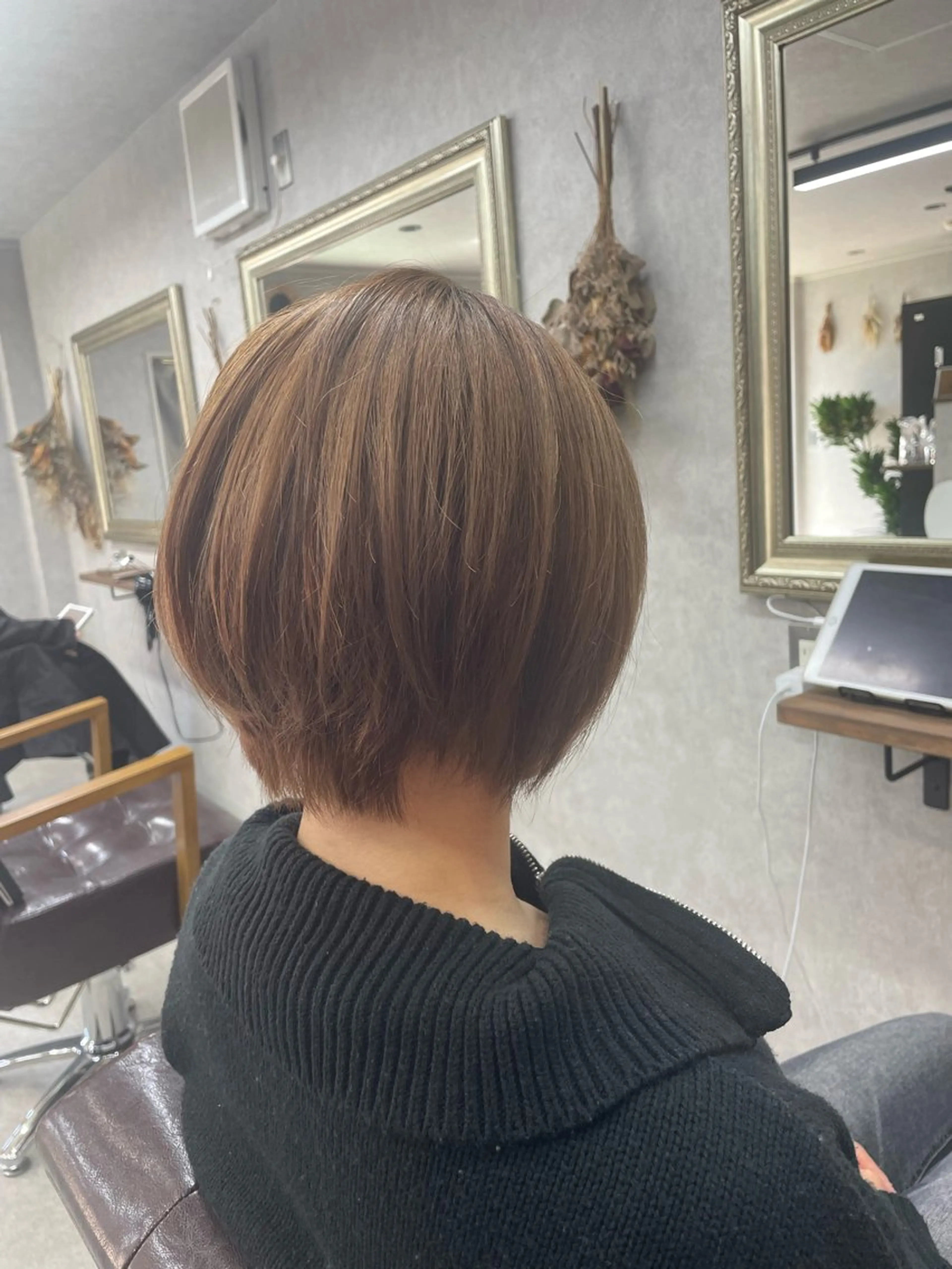 ショート カラー Lien 深井店のヘアスタイル