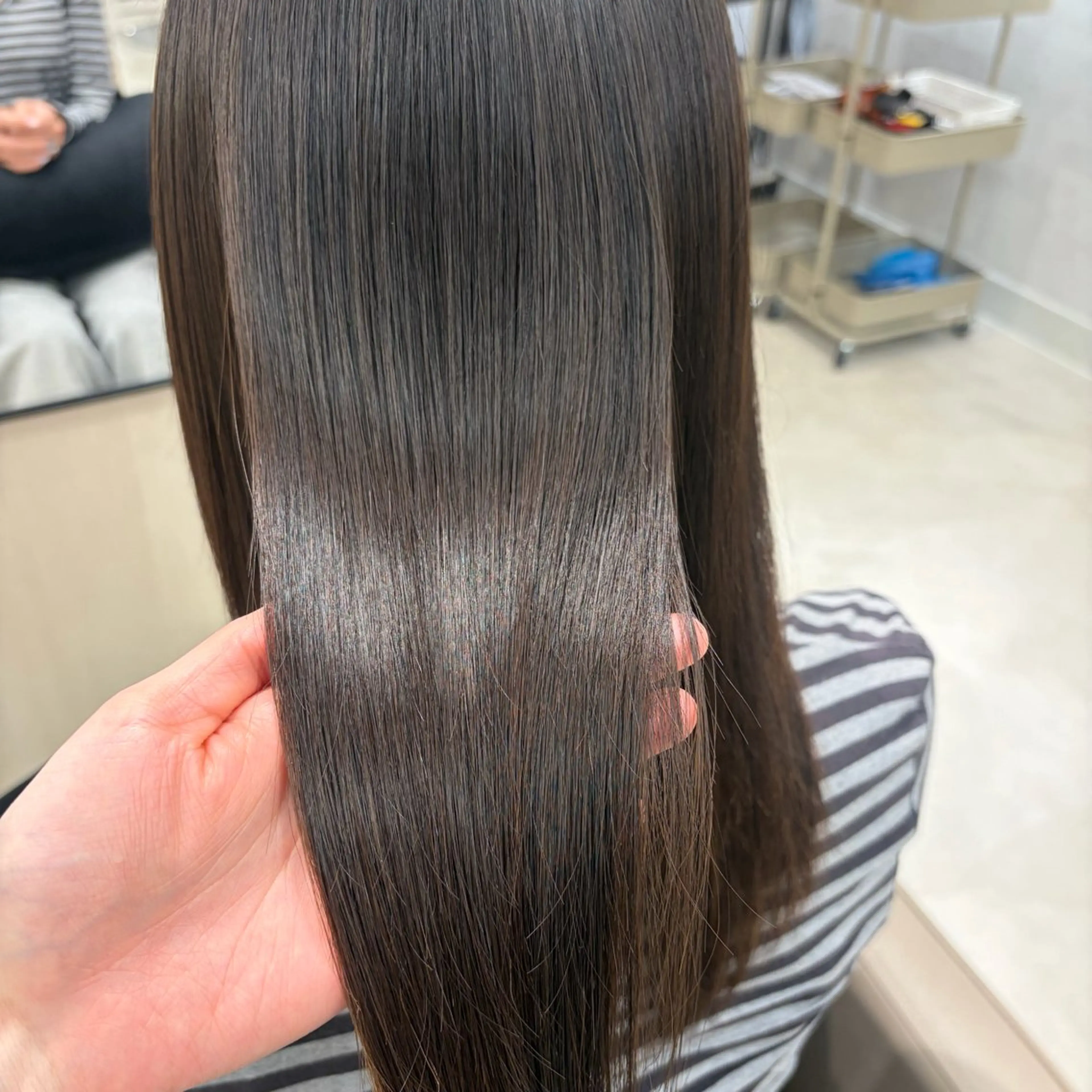 ロング 縮毛矯正 トリートメント 艶髪/髪質改善/ まりなのヘアスタイル