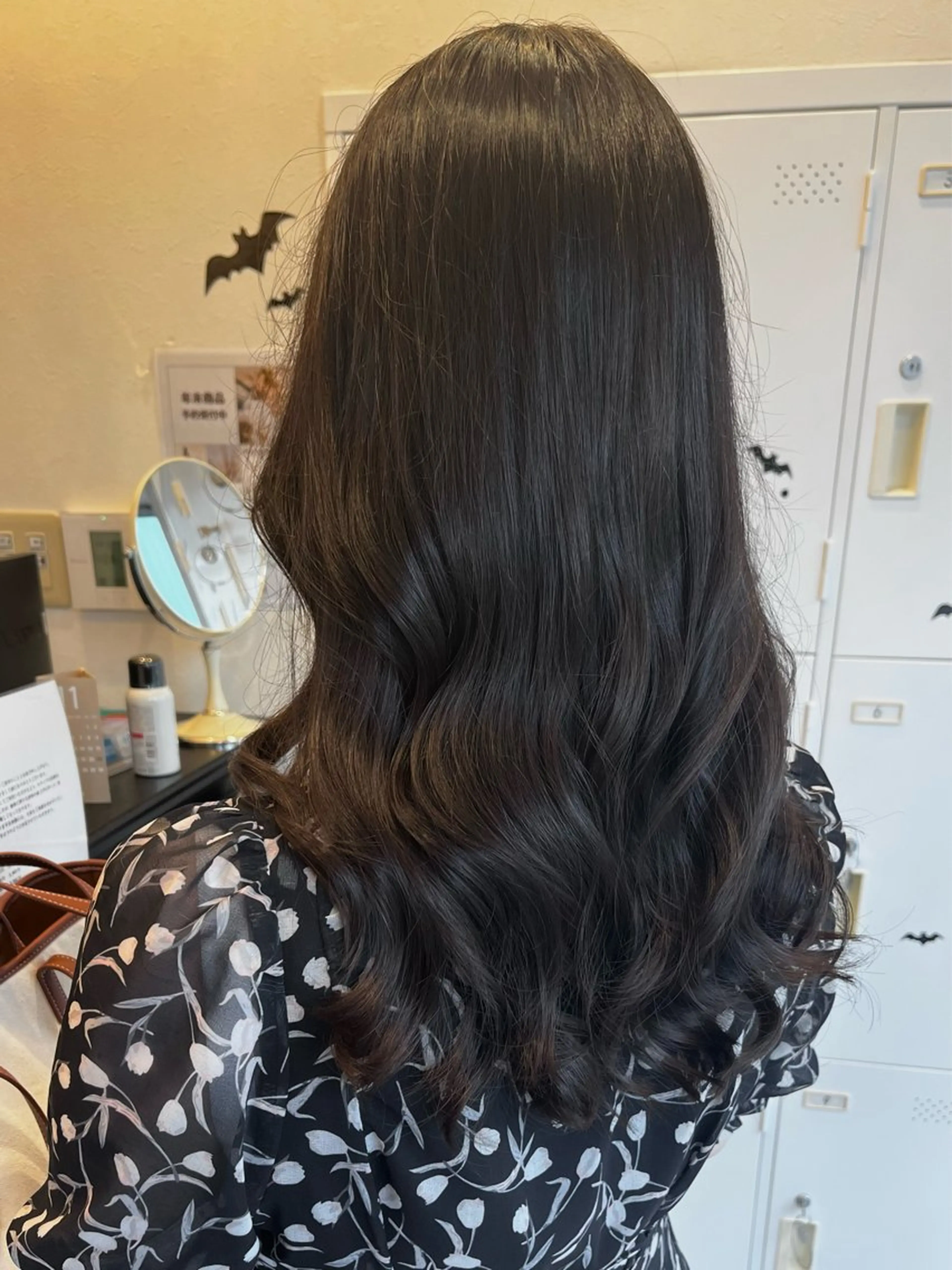 ロング アッシュ 顔まわりレイヤー 顔周りカット 髪質改善 韓国風ヘア 高槻/LOREM/ Akiraのヘアスタイル