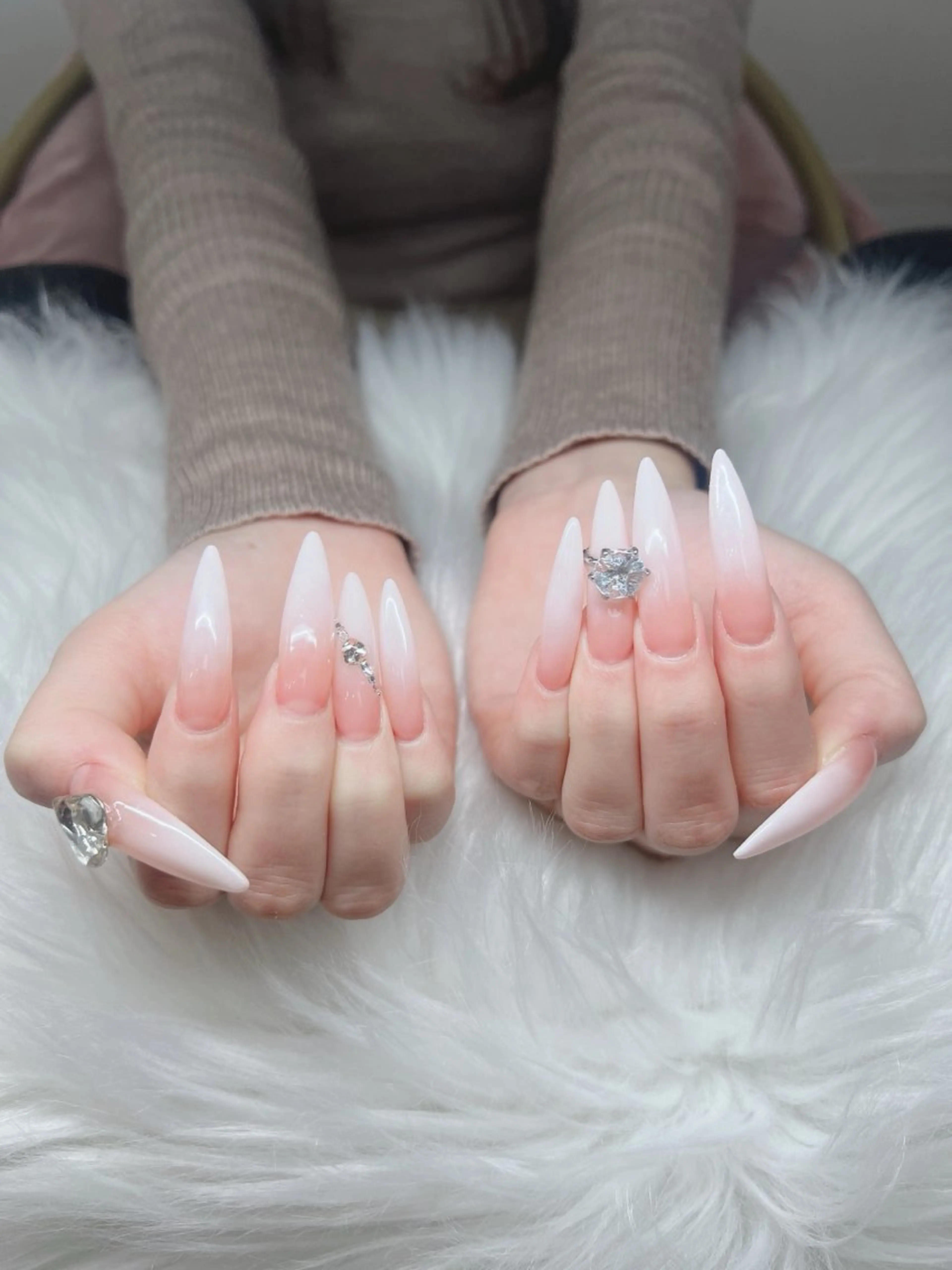 ネイル ハンドネイル Lee Nails チップ長さだし専門店のネイルデザイン