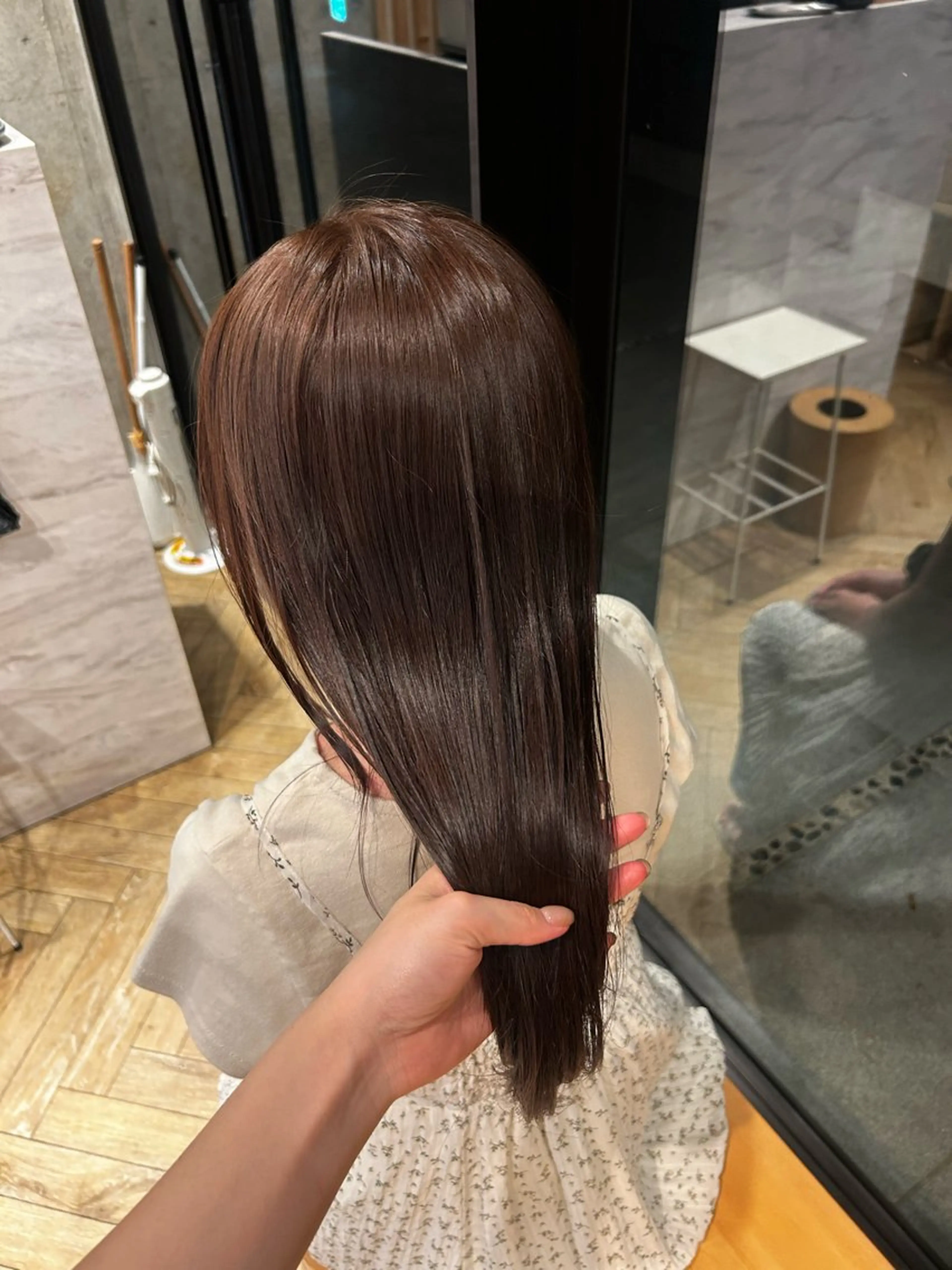 セミロング カット ヘアカラー トリートメント 🌸透明感/レイヤー / 栗林 彩🌸のヘアスタイル