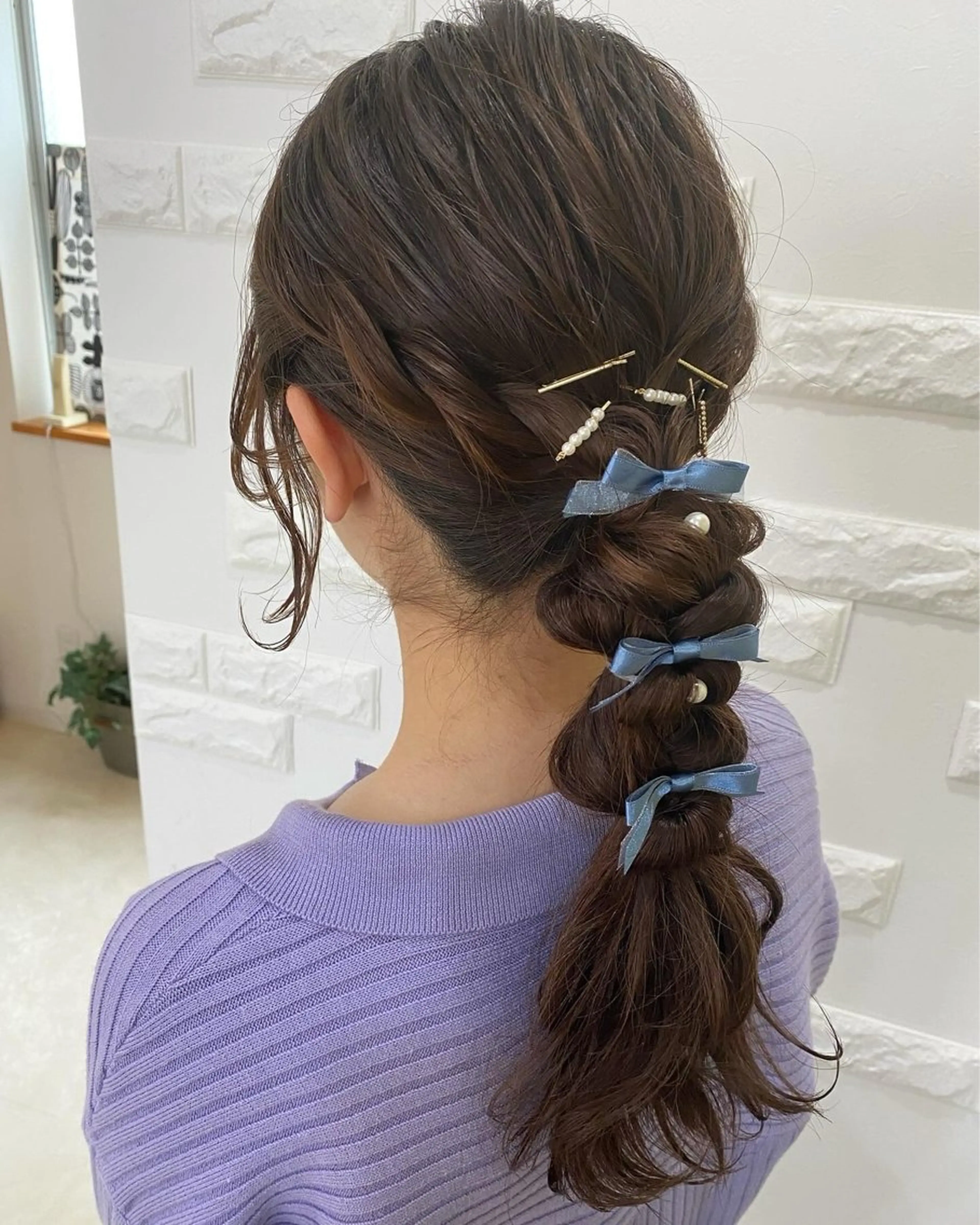 ロング 佐藤 帆春のヘアスタイル