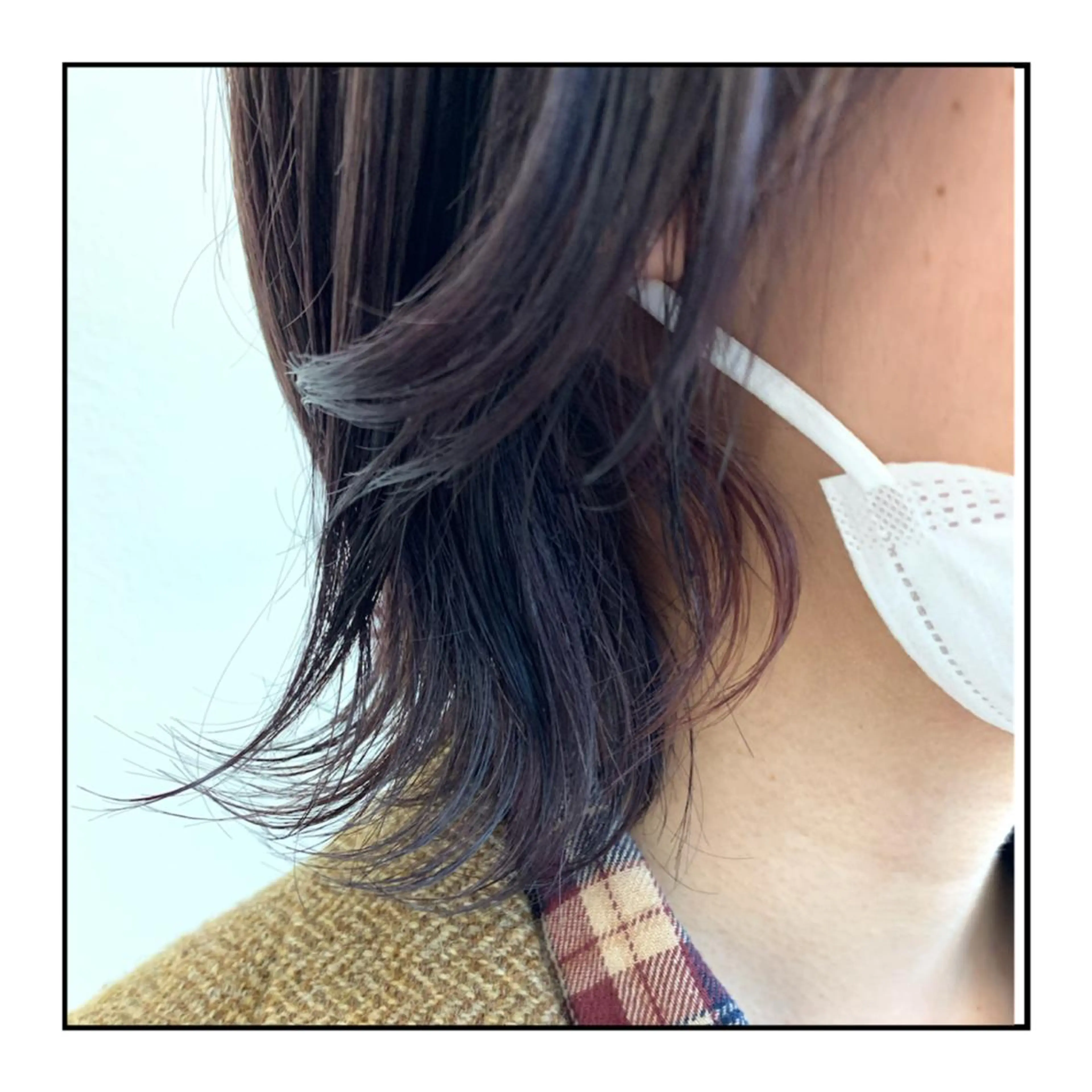 ミディアム カラー パープルカラー koya🦖 日吉美容師のヘアスタイル