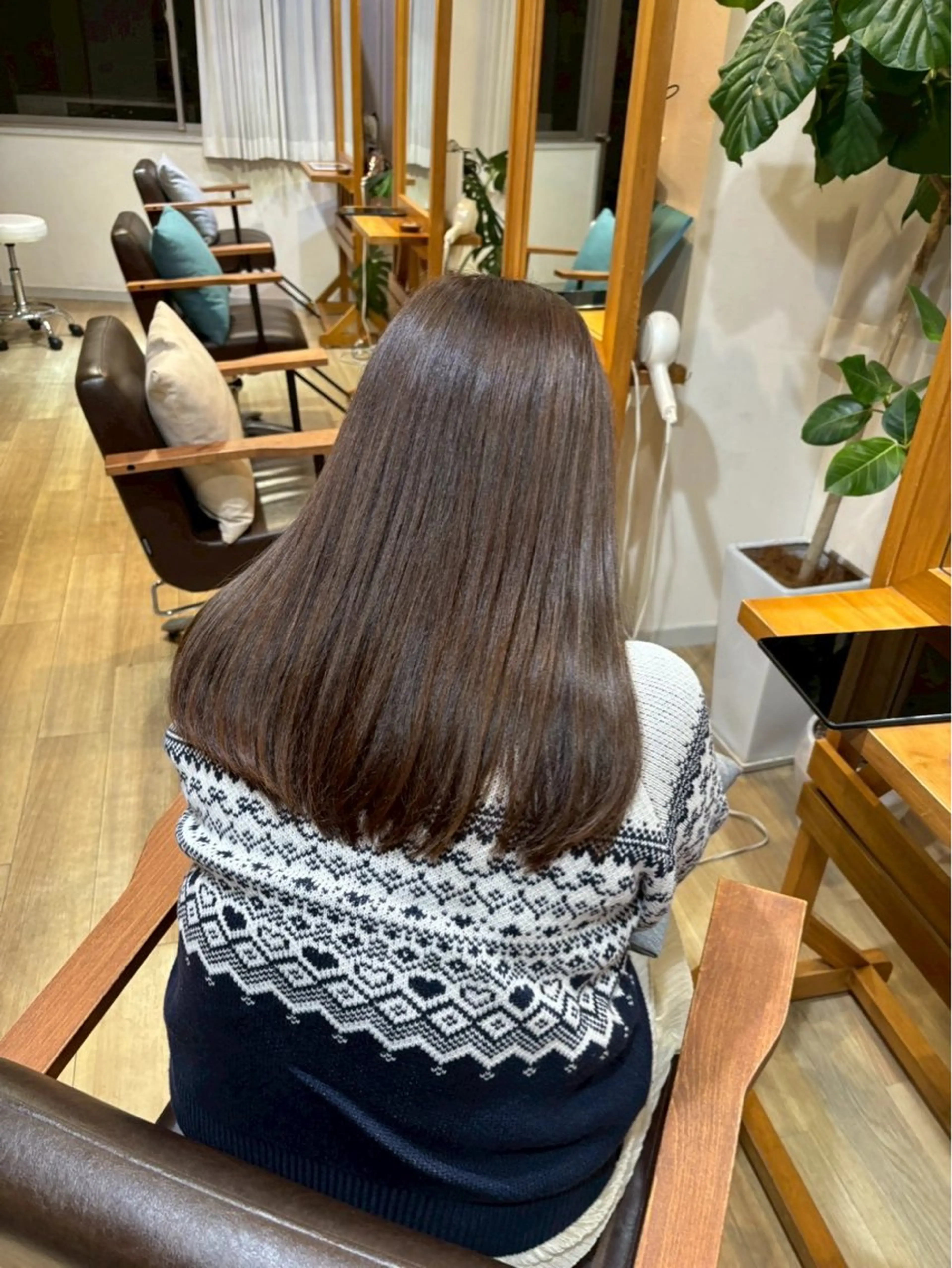 ロング カラー 透明感カラー トリートメント RINNO🌷艶髪/ 艶カラー/縮毛矯正のヘアスタイル