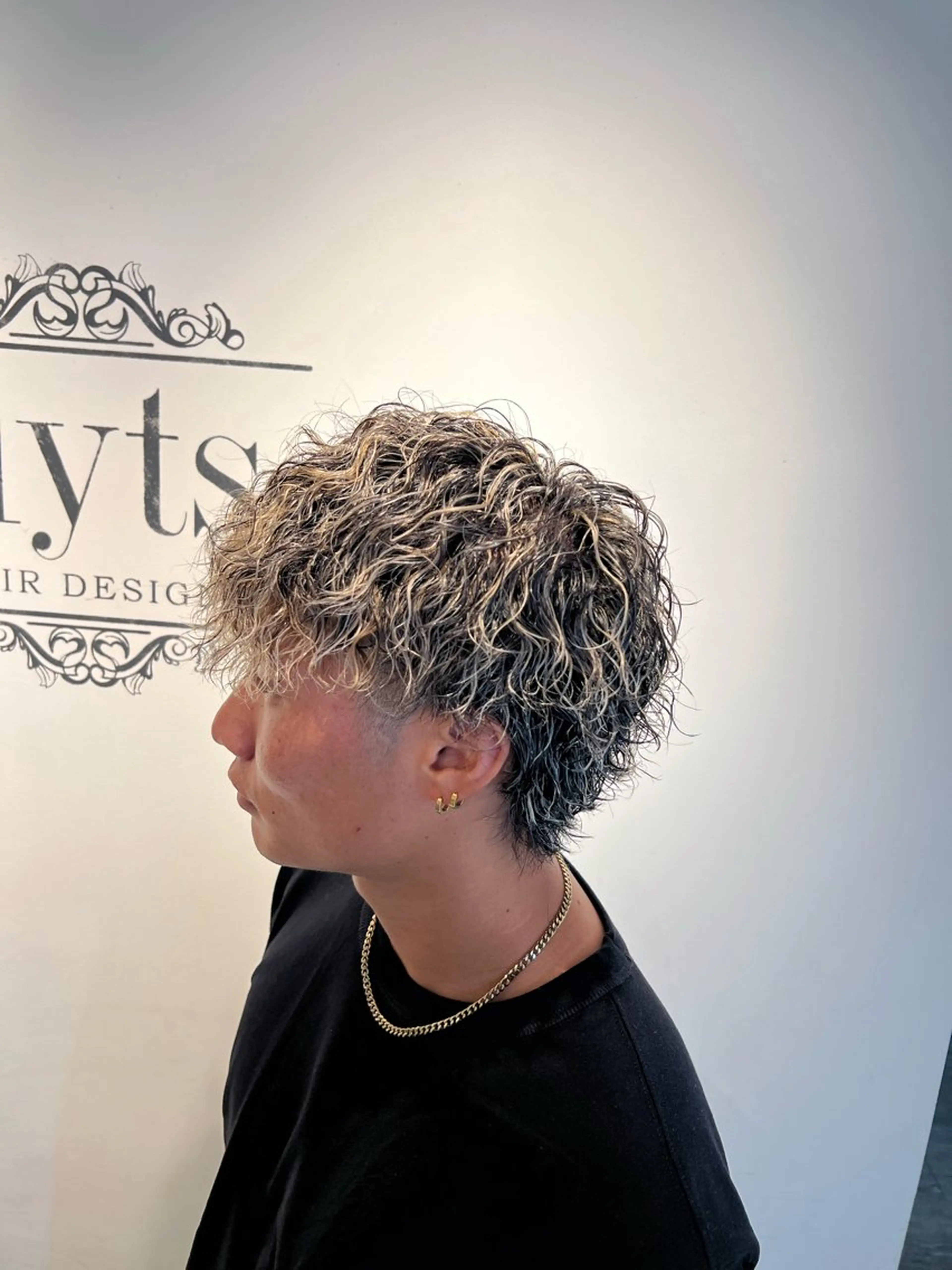ショート カラー パーマ メンズ 💈men's💈 satoru中目黒のヘアスタイル