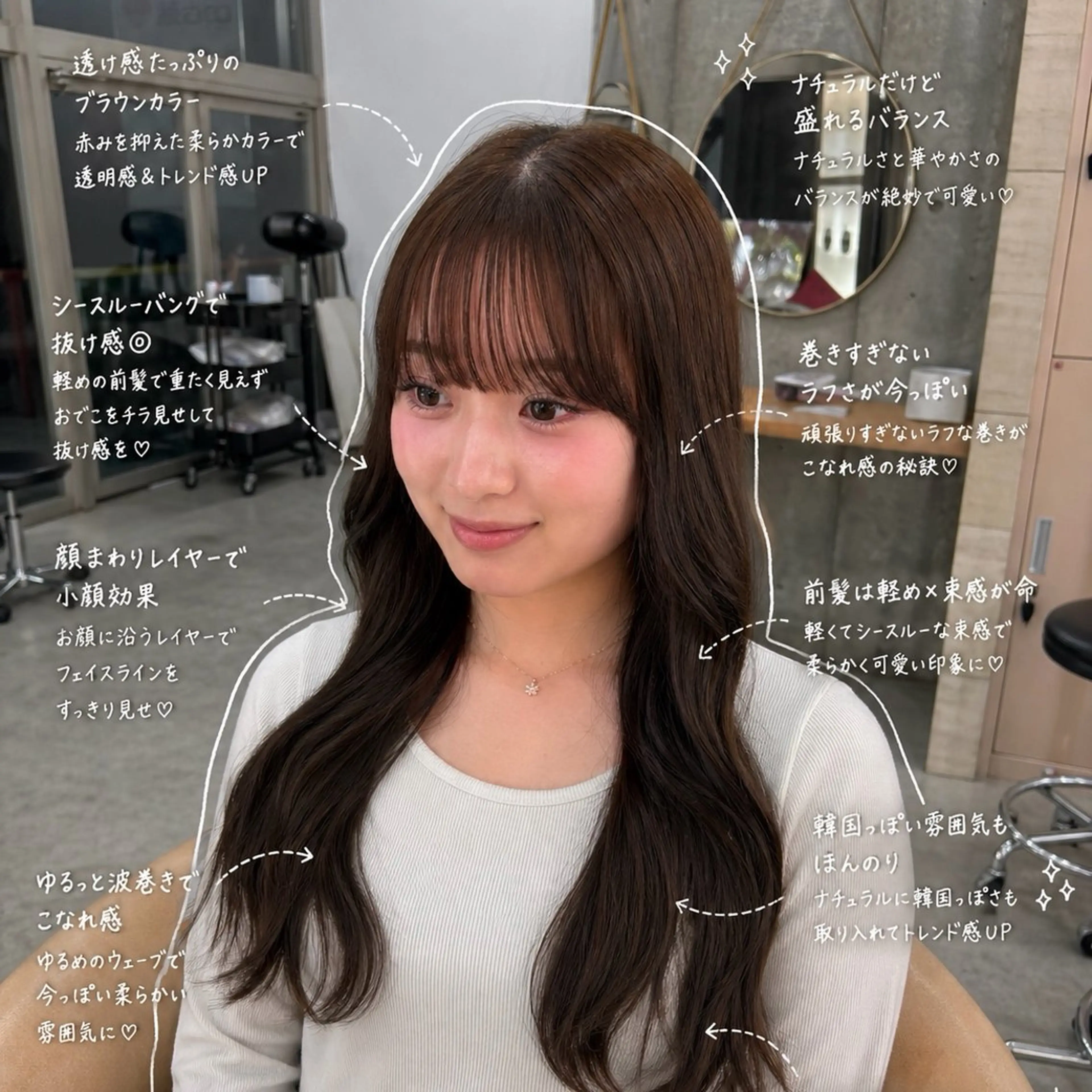 【土曜20時から限定✨】ワンカラー🍒➕内部補修トリートメント✨🫧の写真