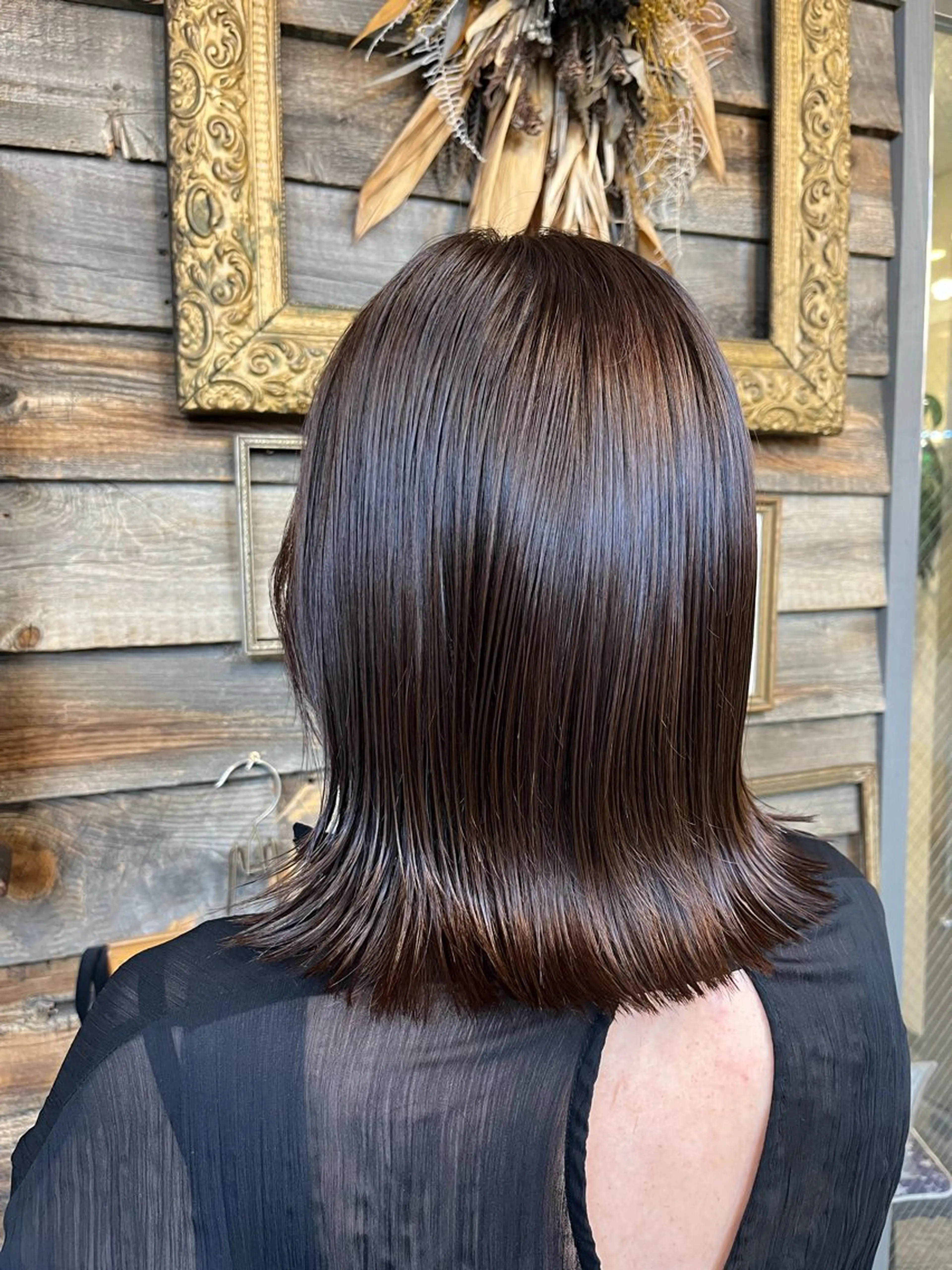 ミディアム カラー ベージュカラー ヘアカラー ヘッドスパ 川崎 かなでのヘアスタイル