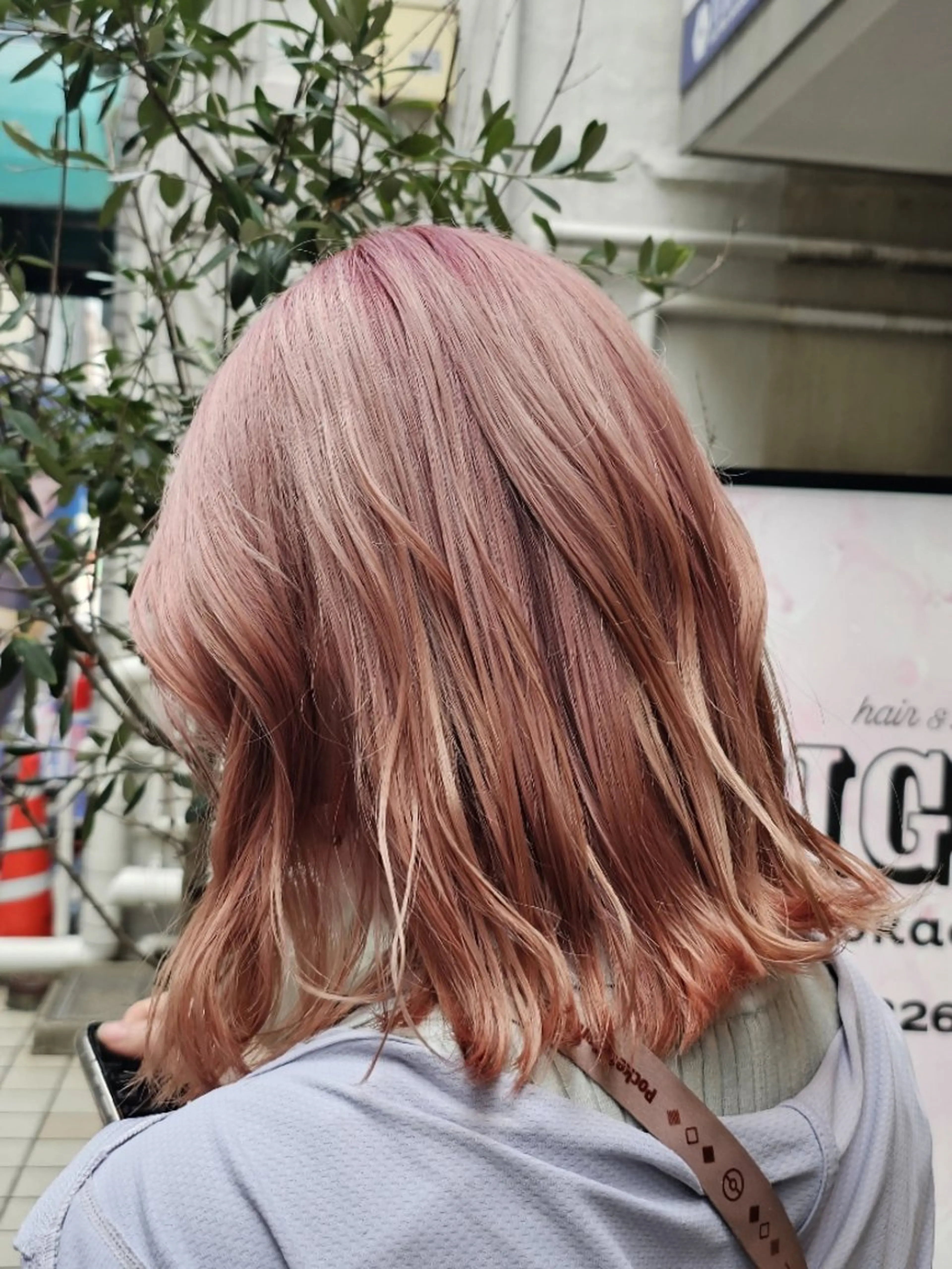 ミディアム カラー ダブルカラー ピンクカラー 🍀☘️阿部 誉叶☘️🍀のヘアスタイル