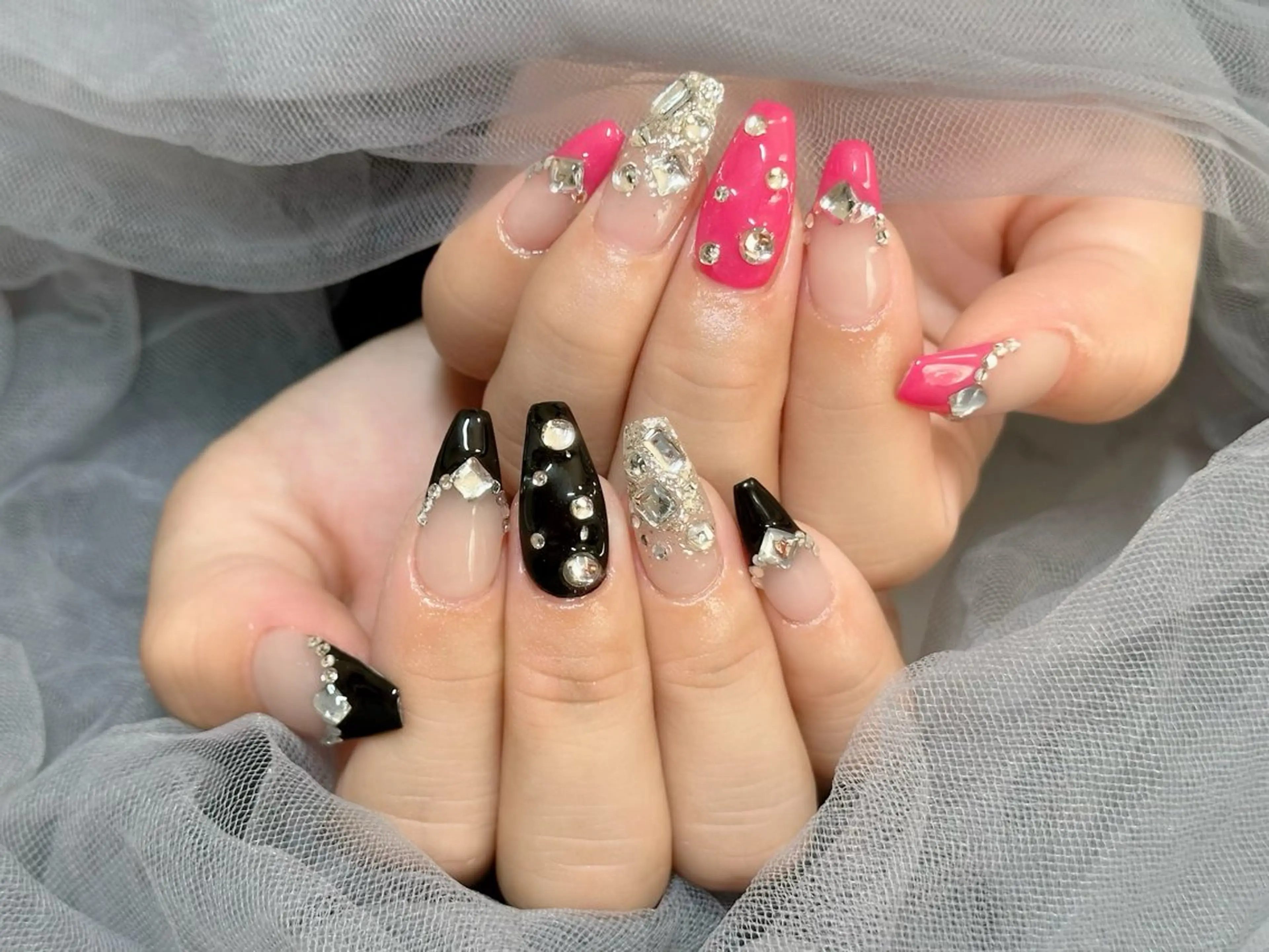 ネイル ピンク ハンドネイル Nail Salon KURELLYのネイルデザイン