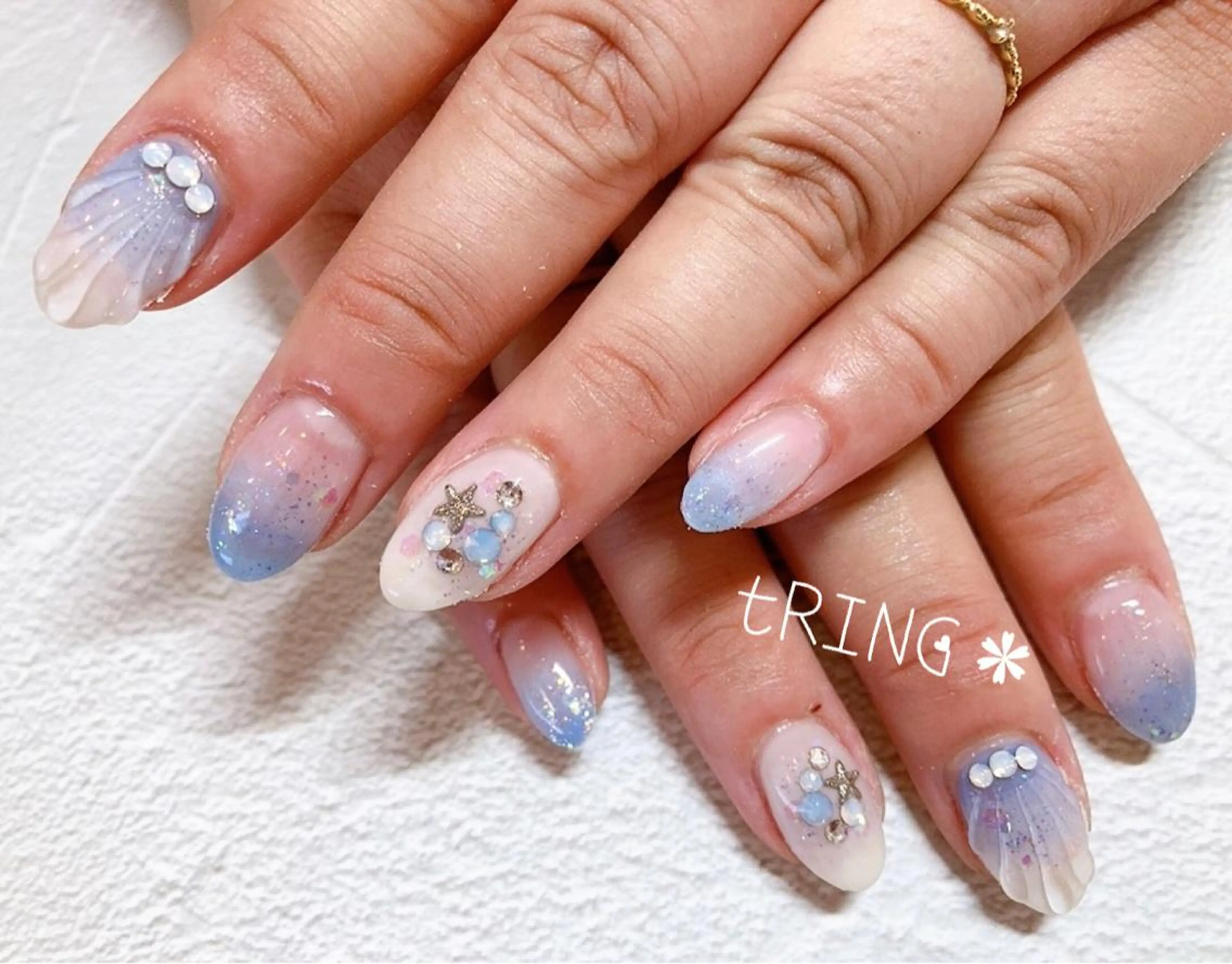 ネイル ハンドネイル tRING* しいの木台のネイルデザイン