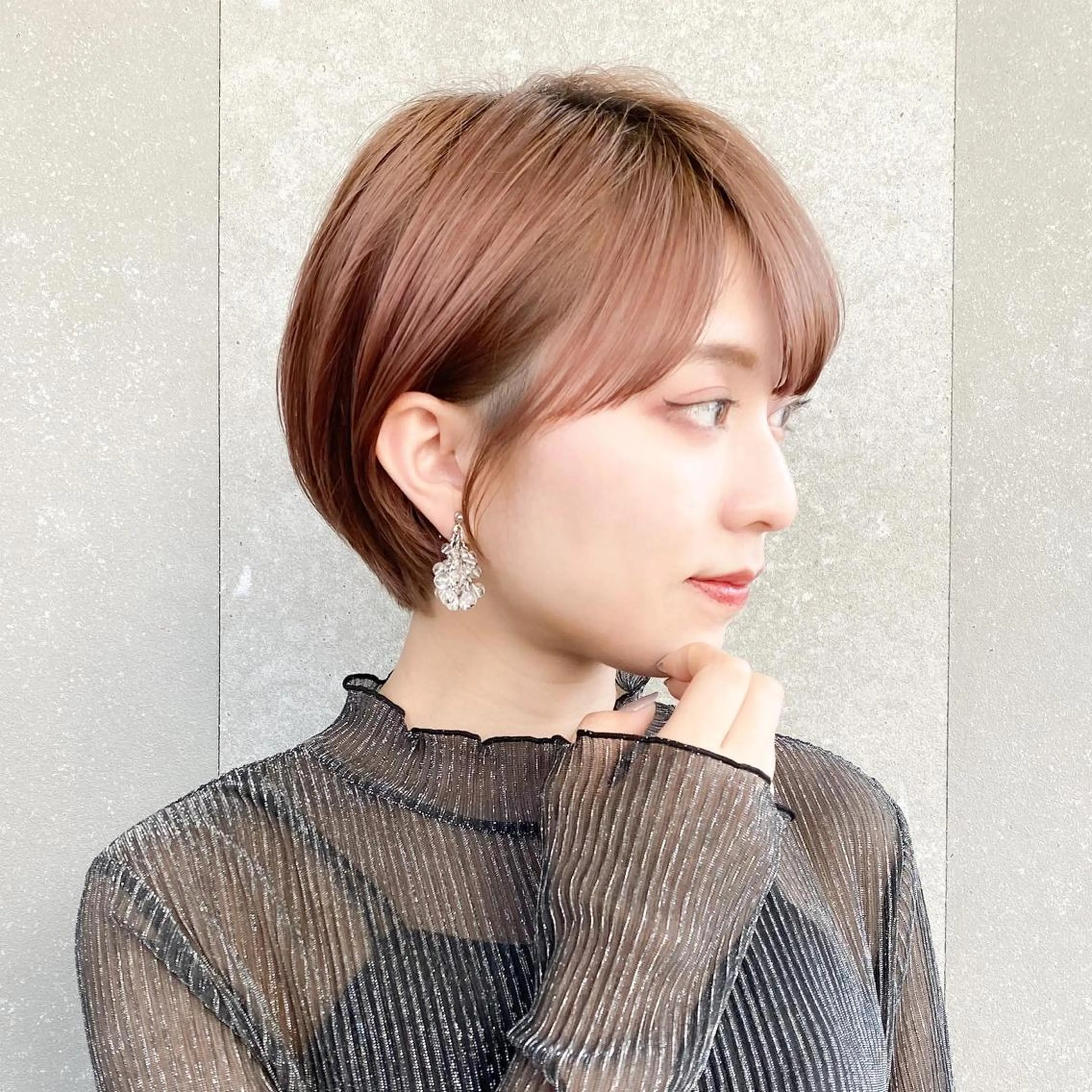 ショート カラー カット ヘアカラー トリートメント 似合わせ/小顔カット 🔷山方直也のヘアスタイル