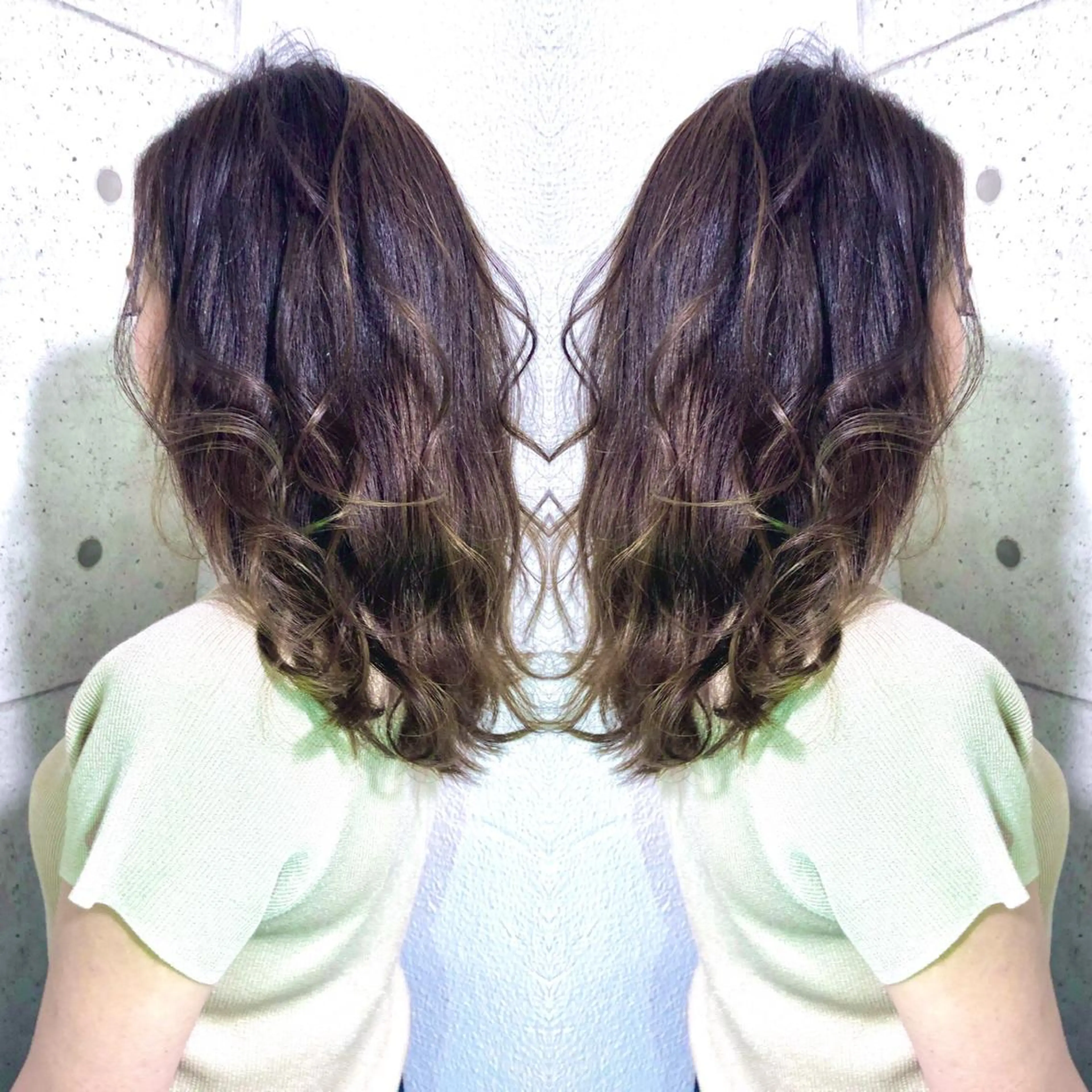 セミロング ハイライト 1日1名様限定 予約可能のヘアスタイル