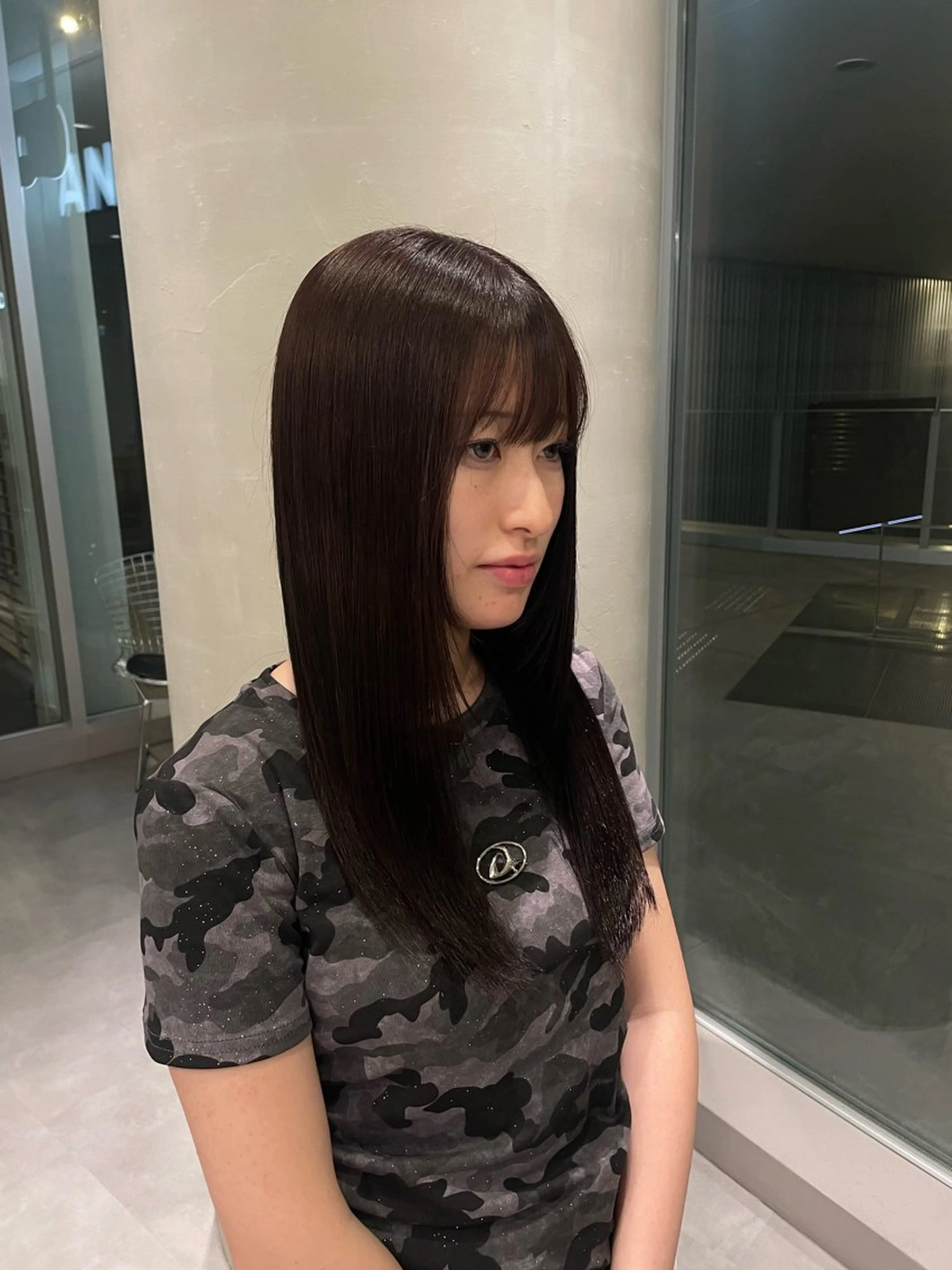 ロング カラー カット ヘアカラー カット／ブリーチ🐏 モデル募集中 ナナホのヘアスタイル