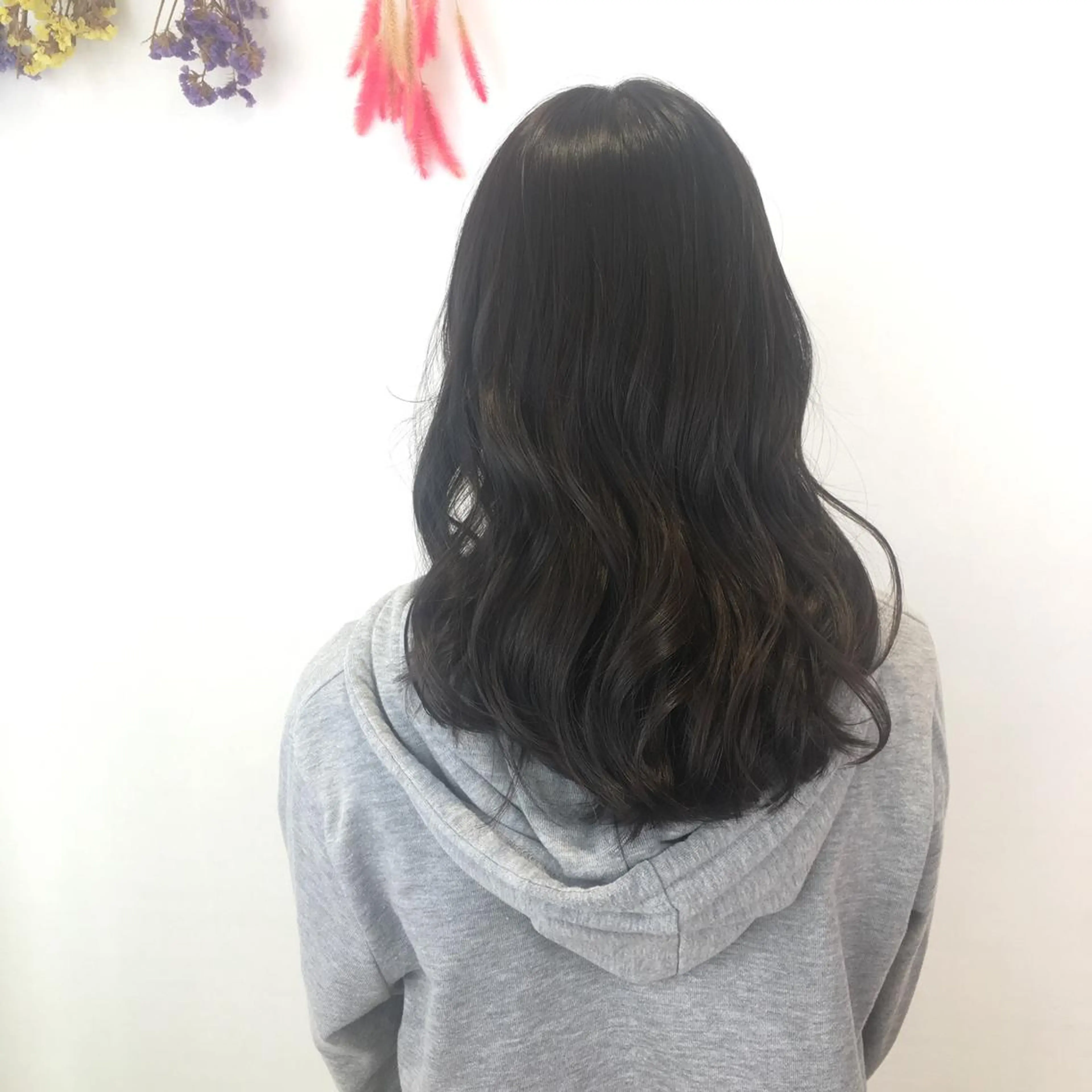 ロング カラー 小顔レイヤー/ ベージュ🤍Rieのヘアスタイル