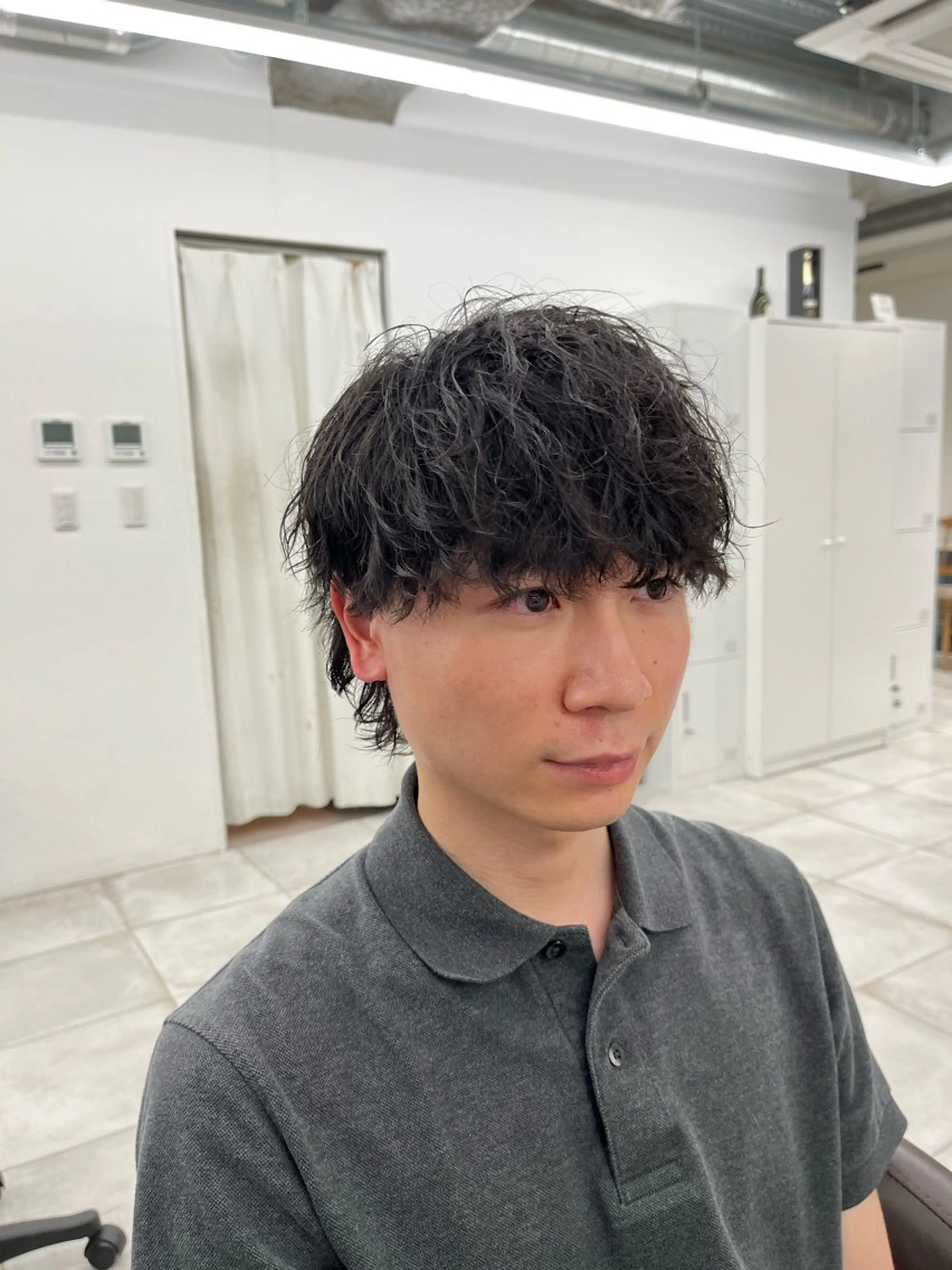 ショート パーマ メンズ 🏆メンズヘア特化 🥇代表りんぺーのヘアスタイル