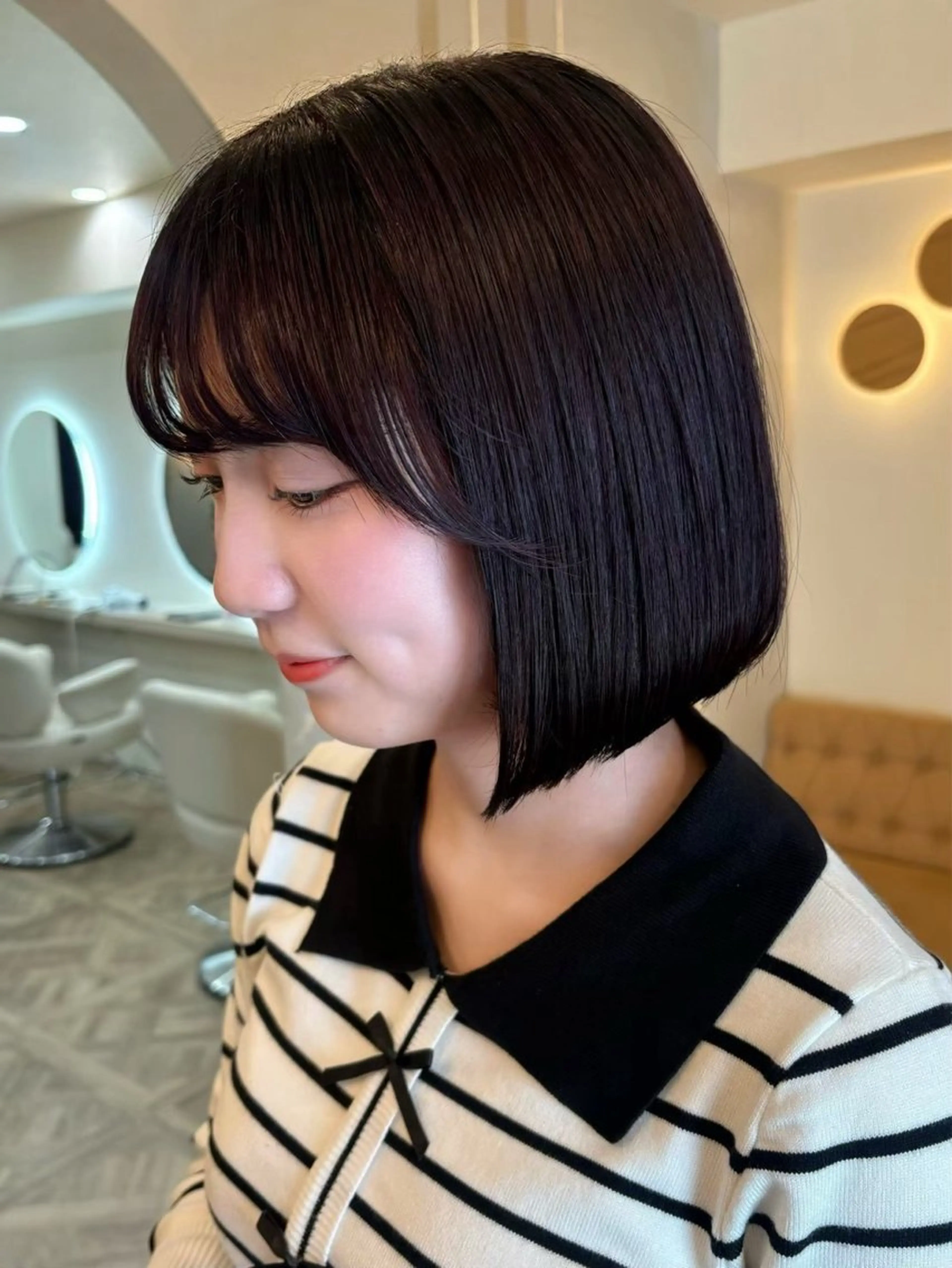 ミディアム rino/カット/ ショート／名古屋のヘアスタイル