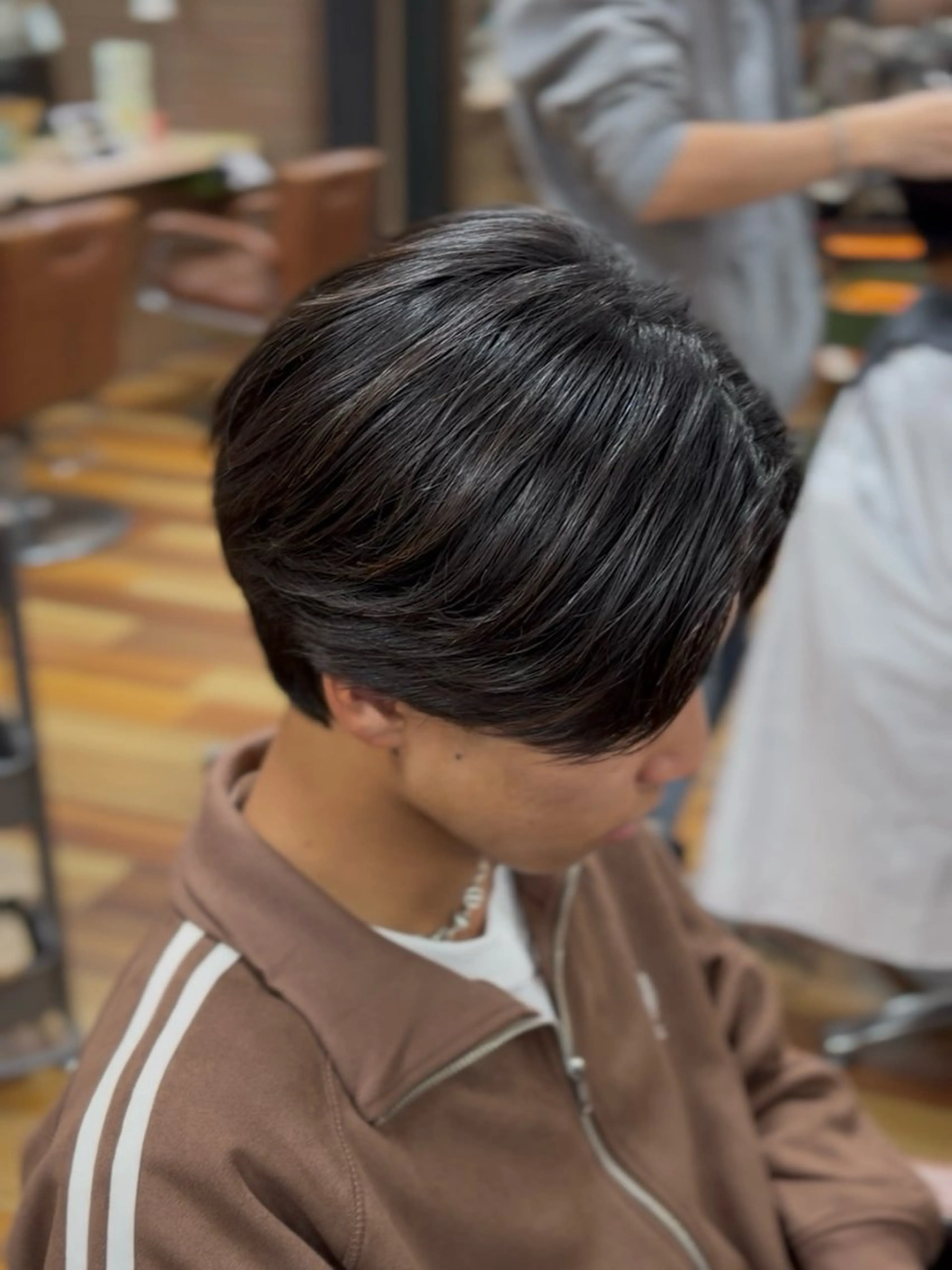 ショート カット 縮毛矯正 曲がる縮毛矯正🌀 篠崎蓮　金沢文庫のヘアスタイル