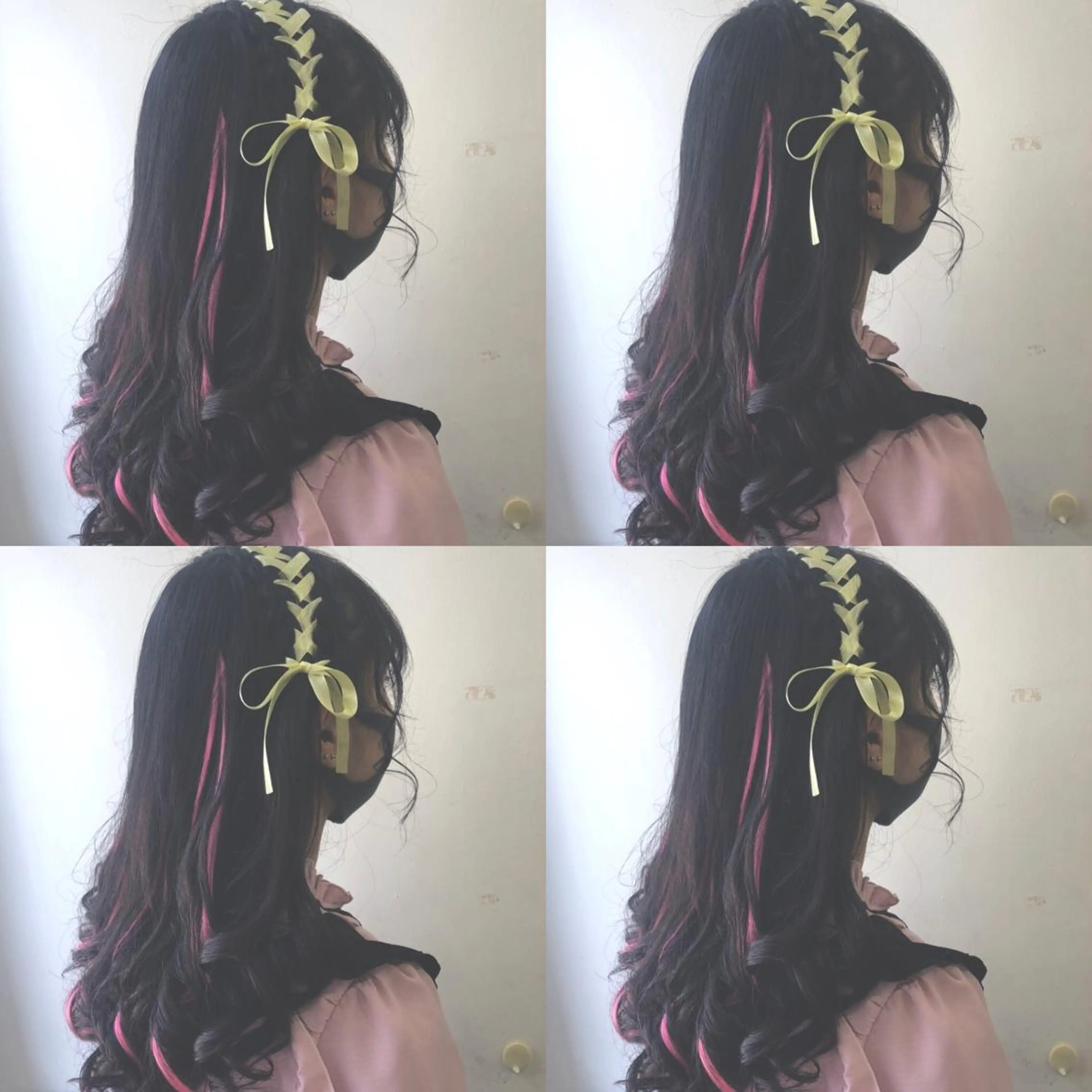 セミロング ヘアアレンジ ハーフアップ ヘアセット 🌷MAYU 🌷のヘアスタイル