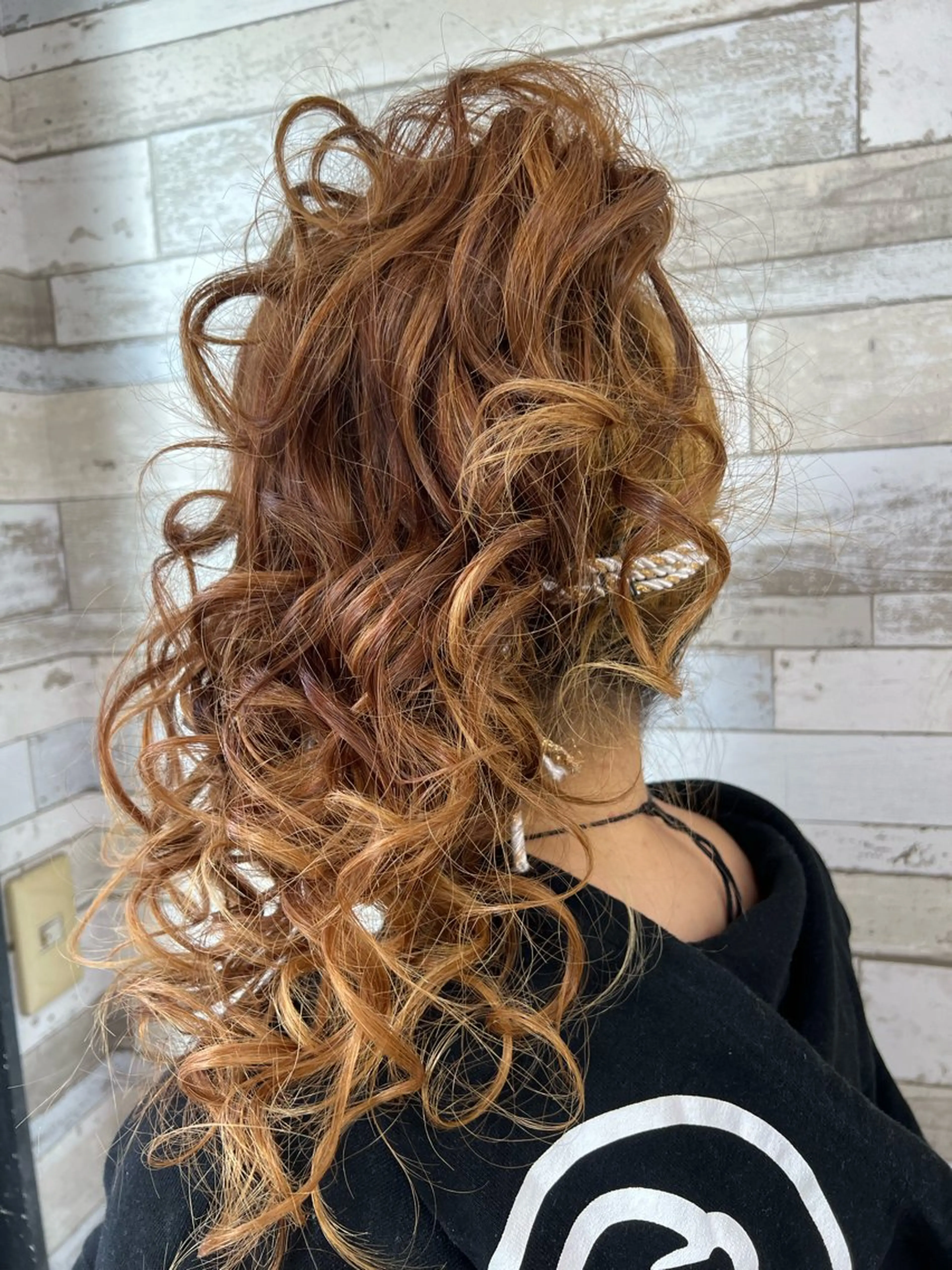 ロング B-W ⭐️REIKOのヘアスタイル